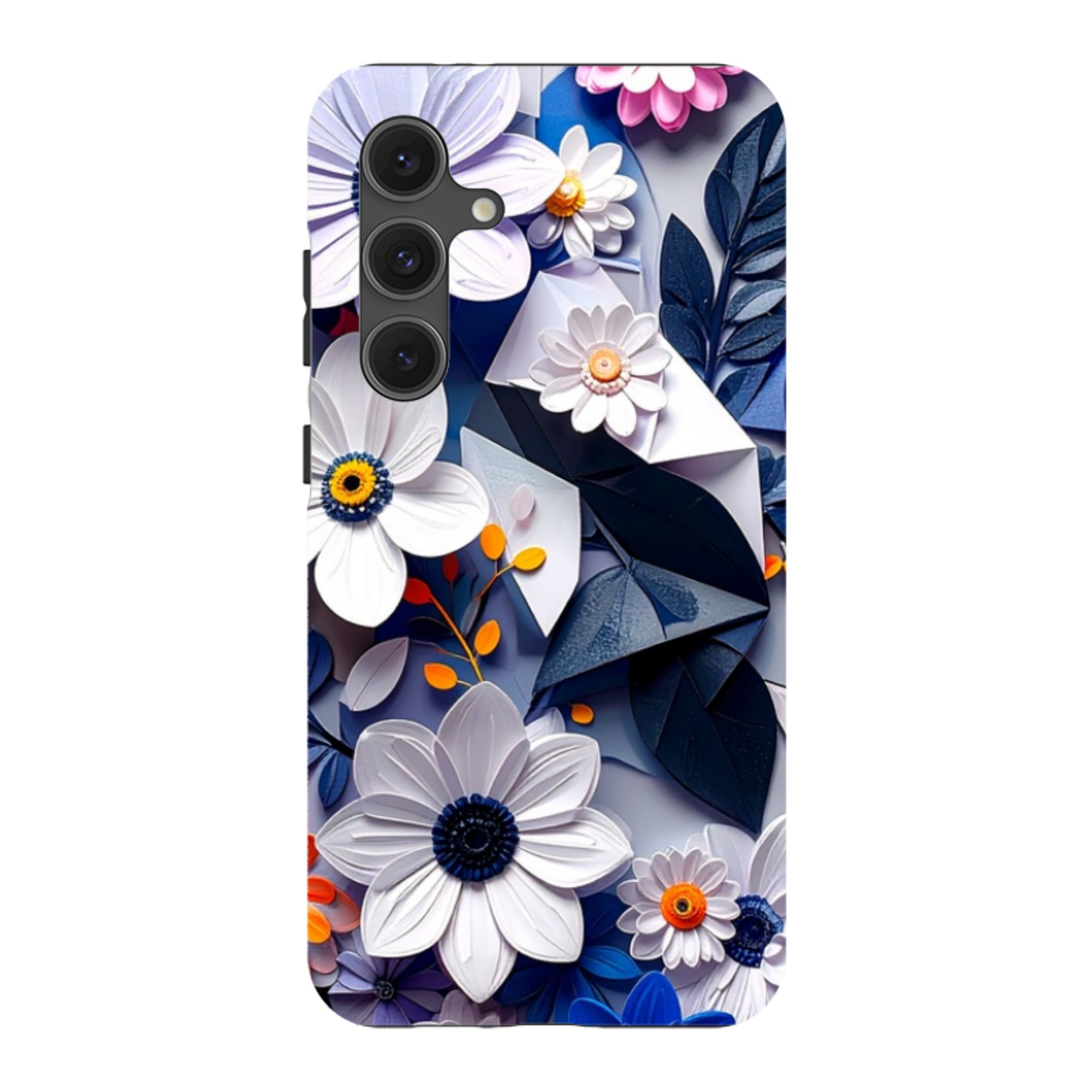 Samsung Tough Case - Summer Blue Florals