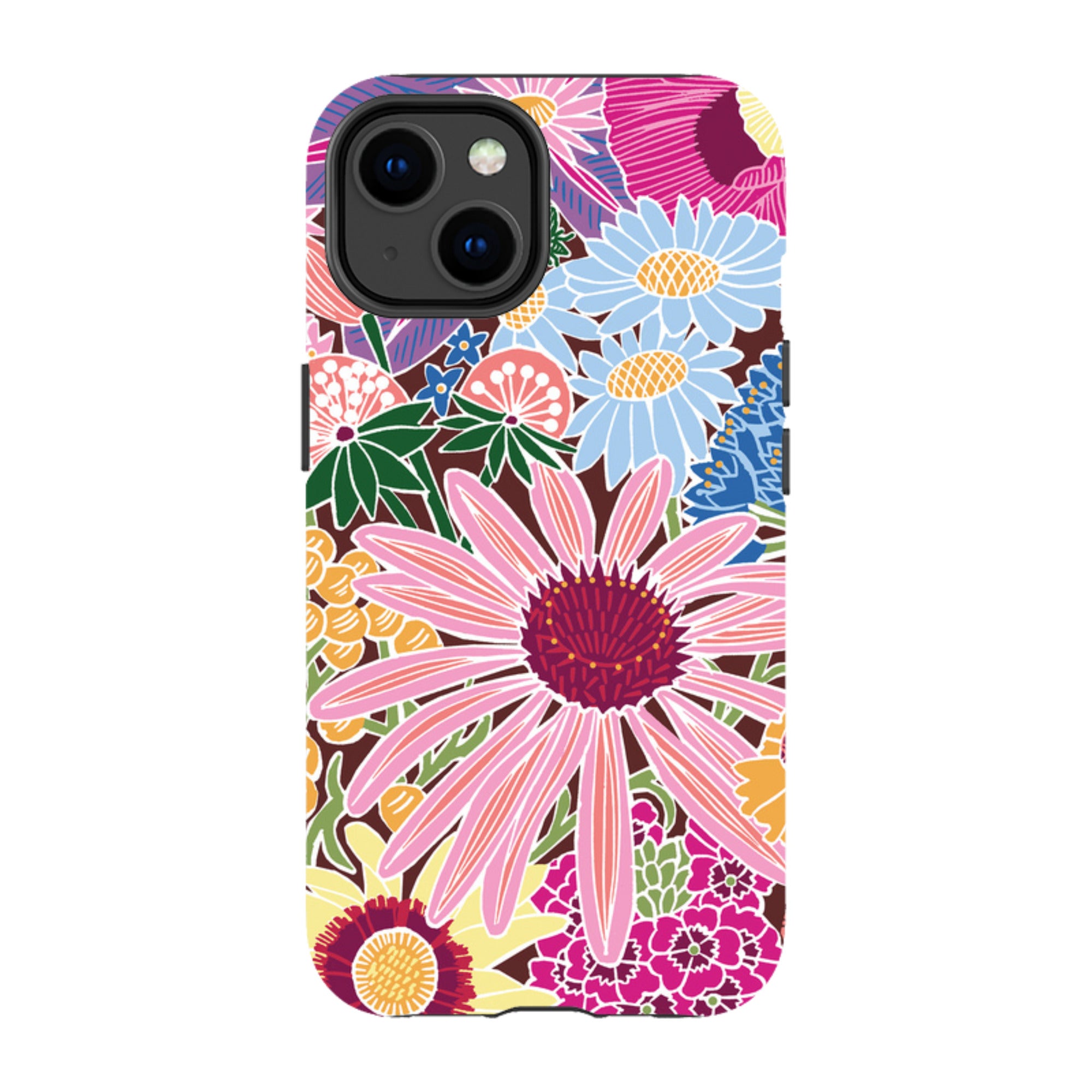 iPhone Tough Case - Jigsaw Floral 1 By Kate Heiss