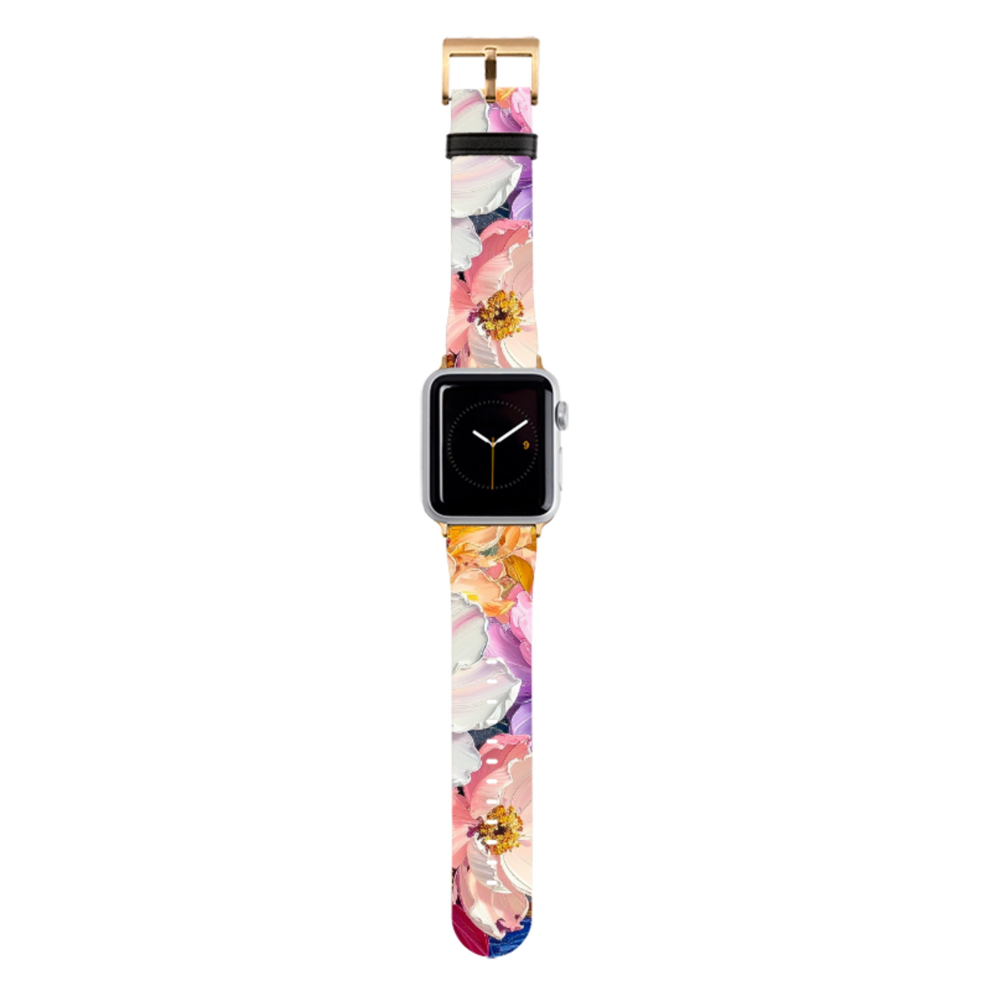Summer Floral Saffron Apple Watch Strap