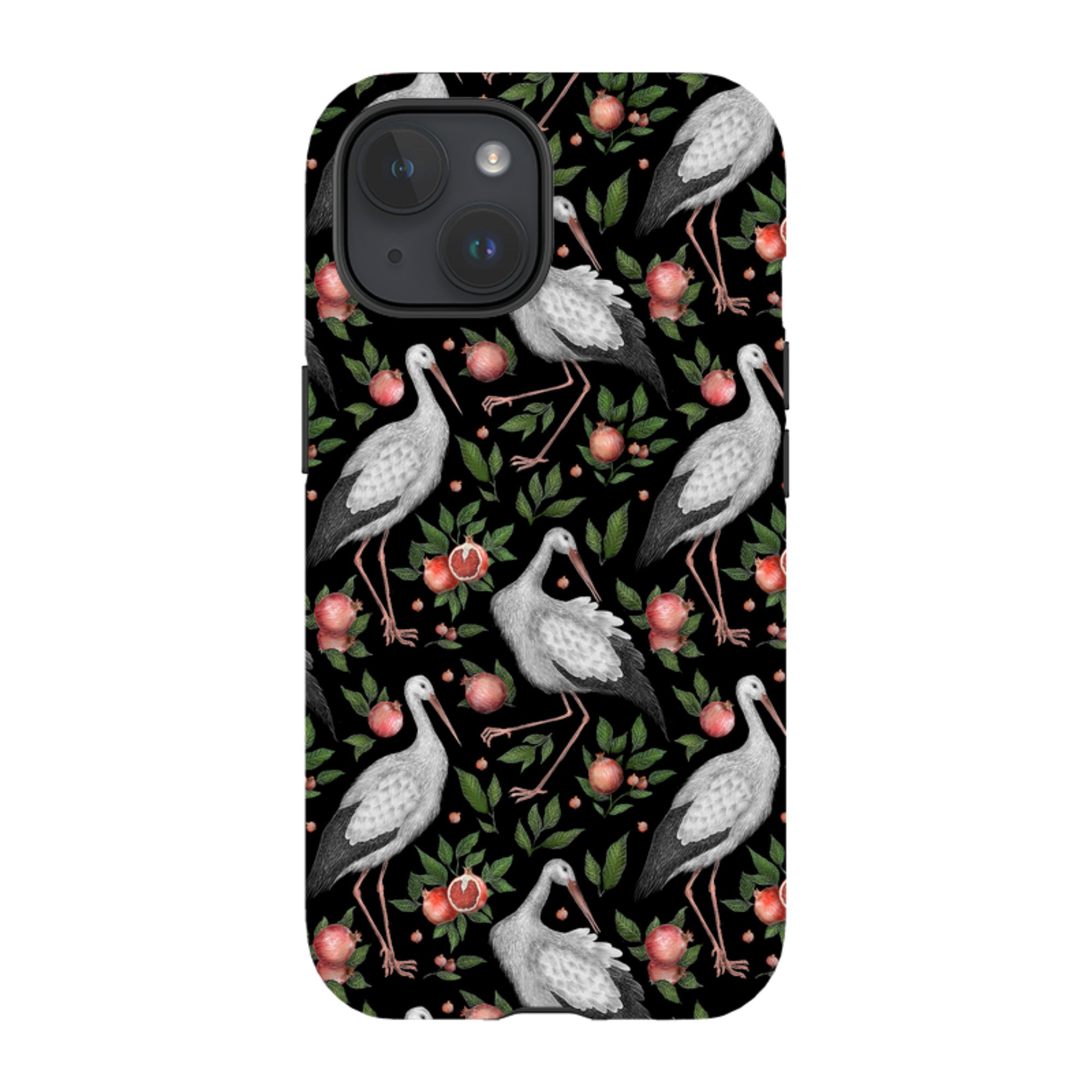 iPhone Tough Case - Stork Pattern By Catherine Rowe