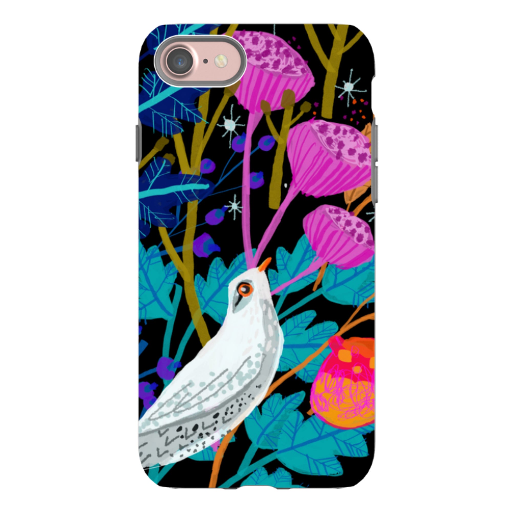 iPhone Tough Case - White Bird By Claire West
