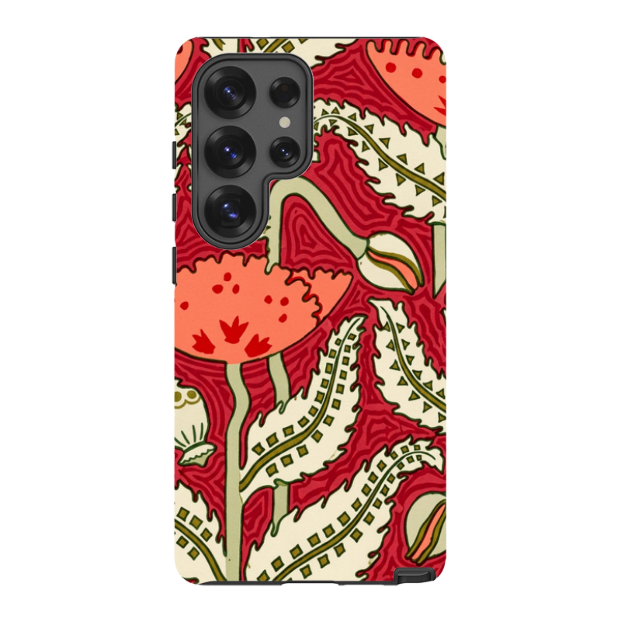 Samsung Tough Case - William Morris Red Floral