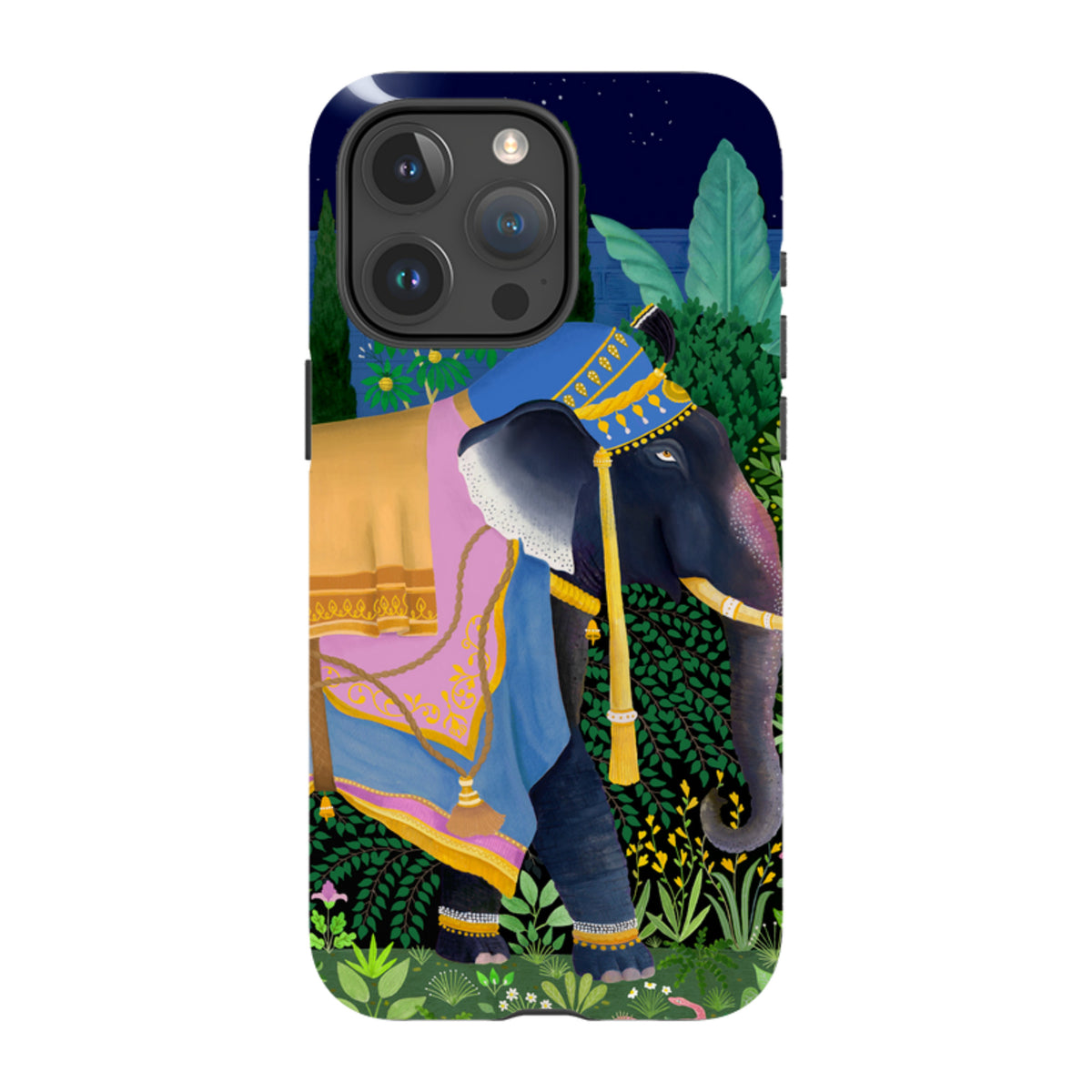 iPhone Tough Case - Indian Elephant By Bex Parkin
