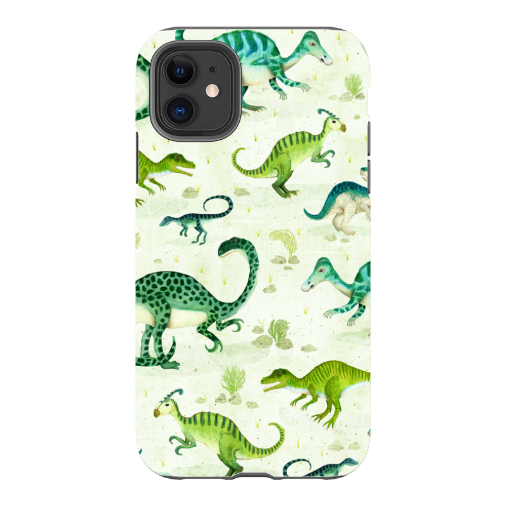 iPhone Tough Case - Dinoland By Katherine Quinn