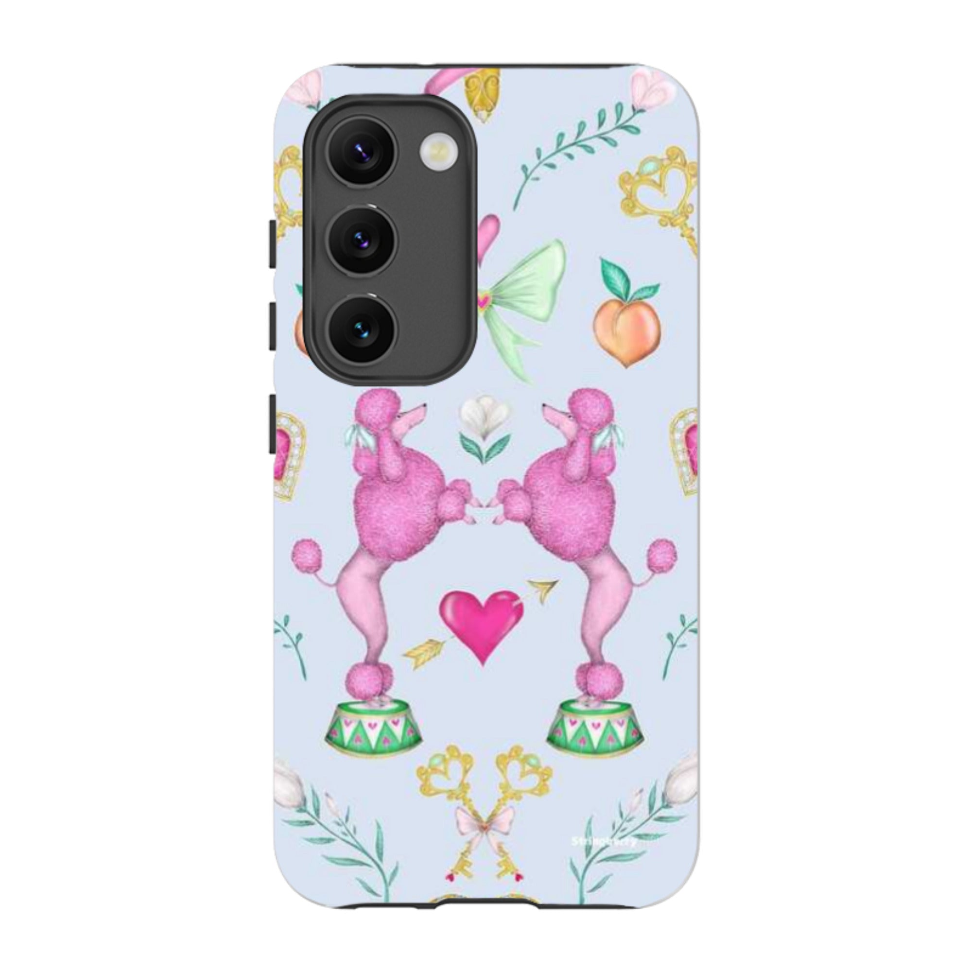 Samsung Tough Case - Pink Poodle Parlour Powder By Catherine Rowe