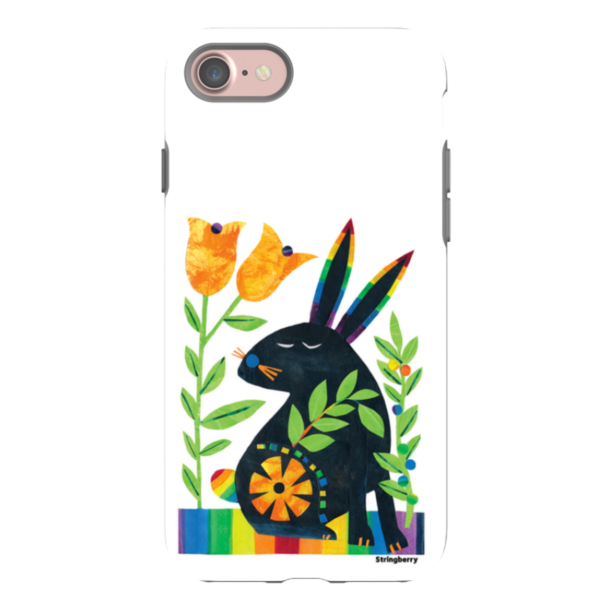 iPhone Tough Case - Pride Rabbit By Tracey English
