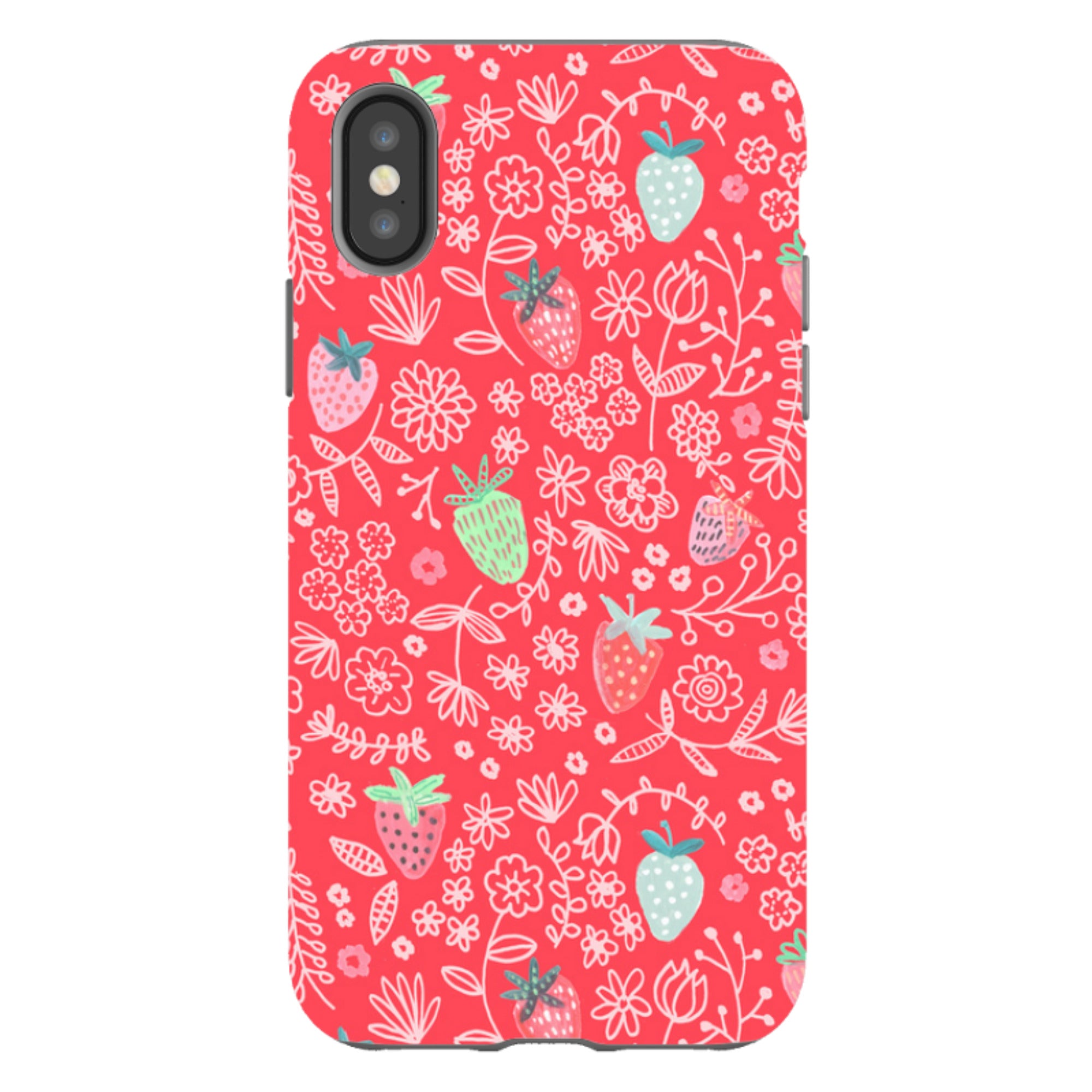 iPhone Tough Case - Strawberries By Caroline Bonne Muller