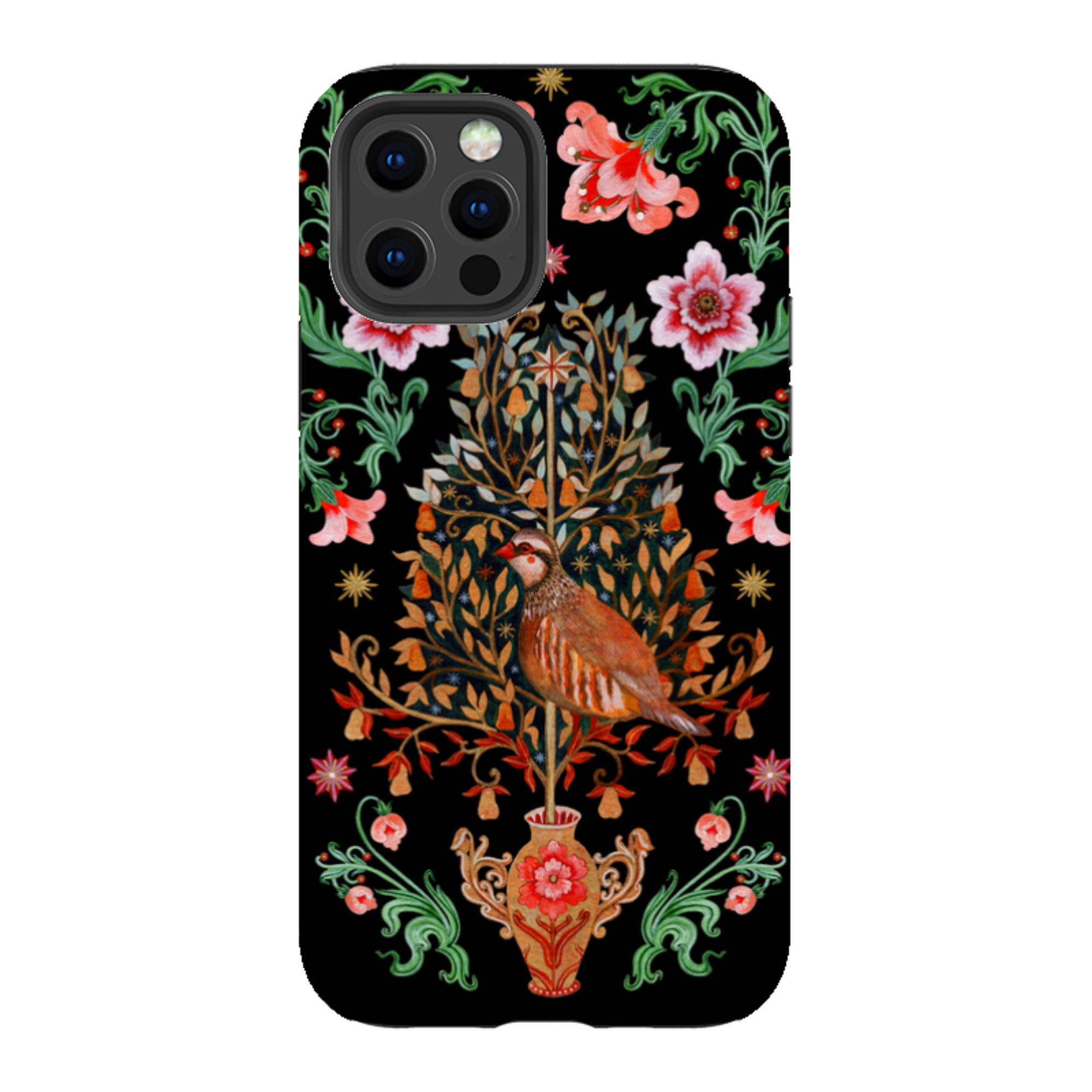 iPhone Tough  Case - Partridge Pear Tree By Maria Matos