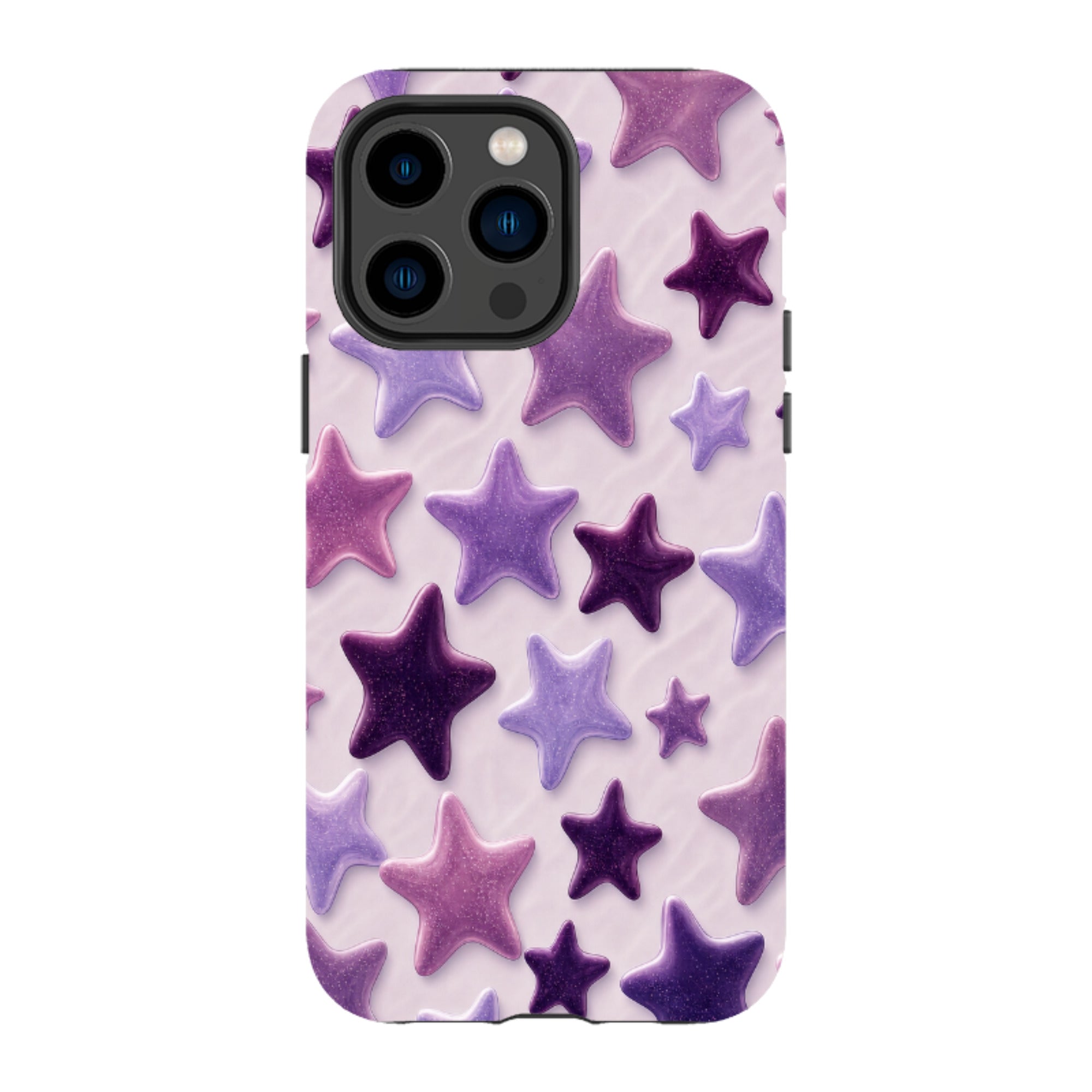 iPhone Tough Case - Lavender Purple Star