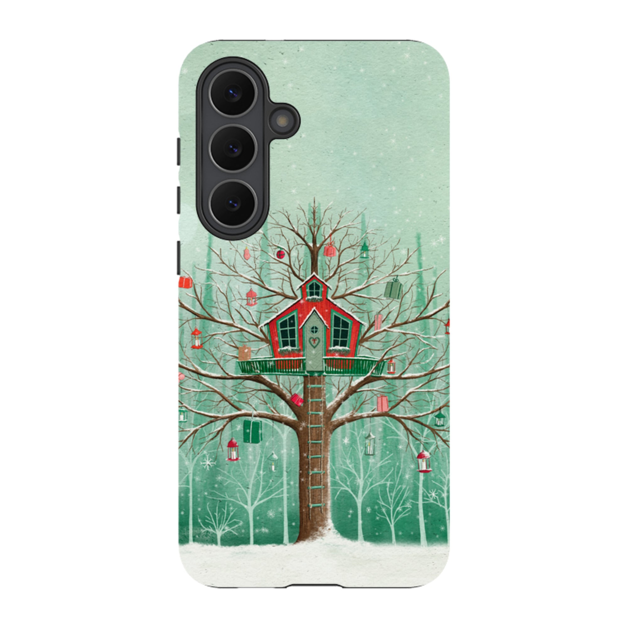 Samsung Tough Case - Christmas Tree House By Maja Lindberg