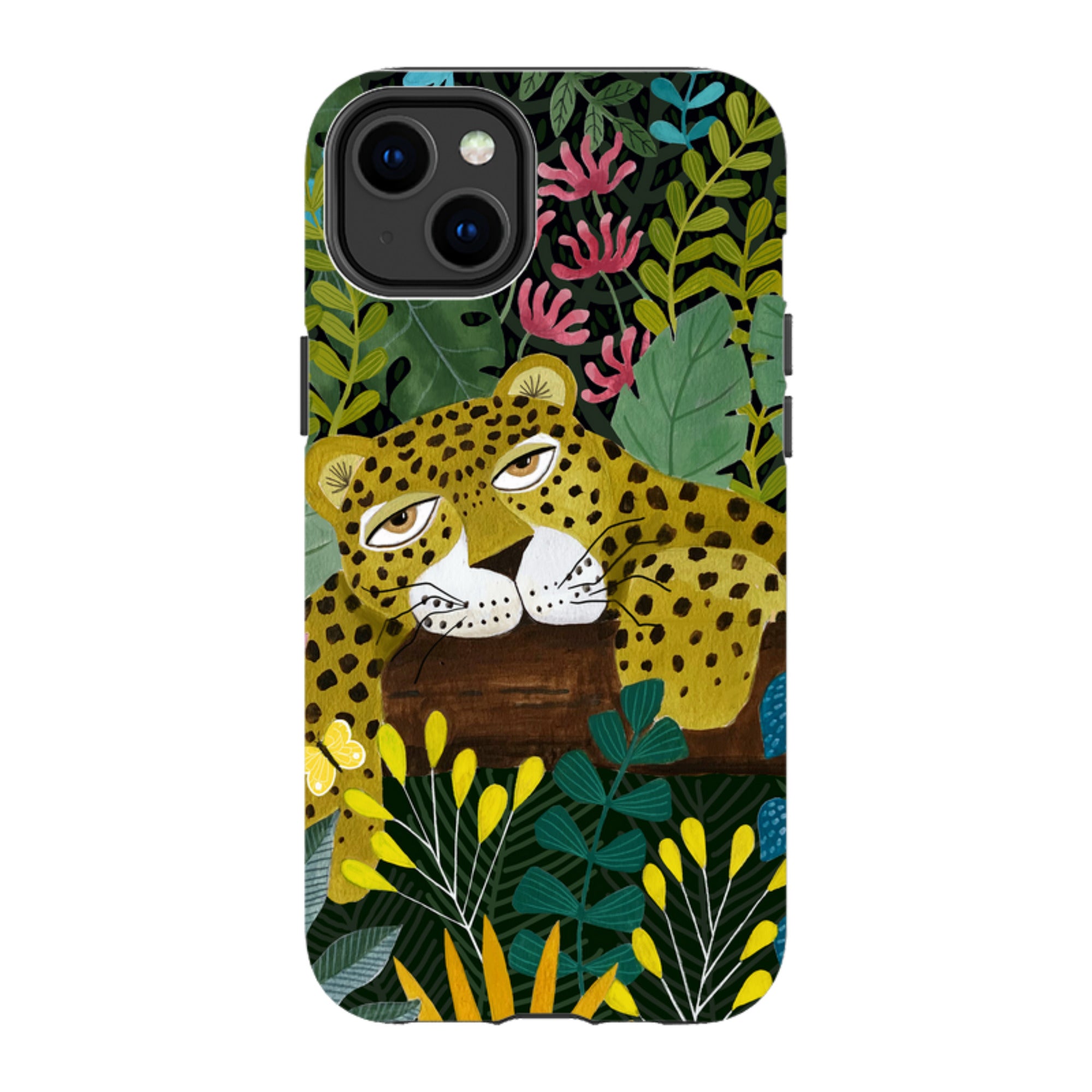 iPhone MagSafe Tough Case - Sleepy Leopard By Bex Parkin