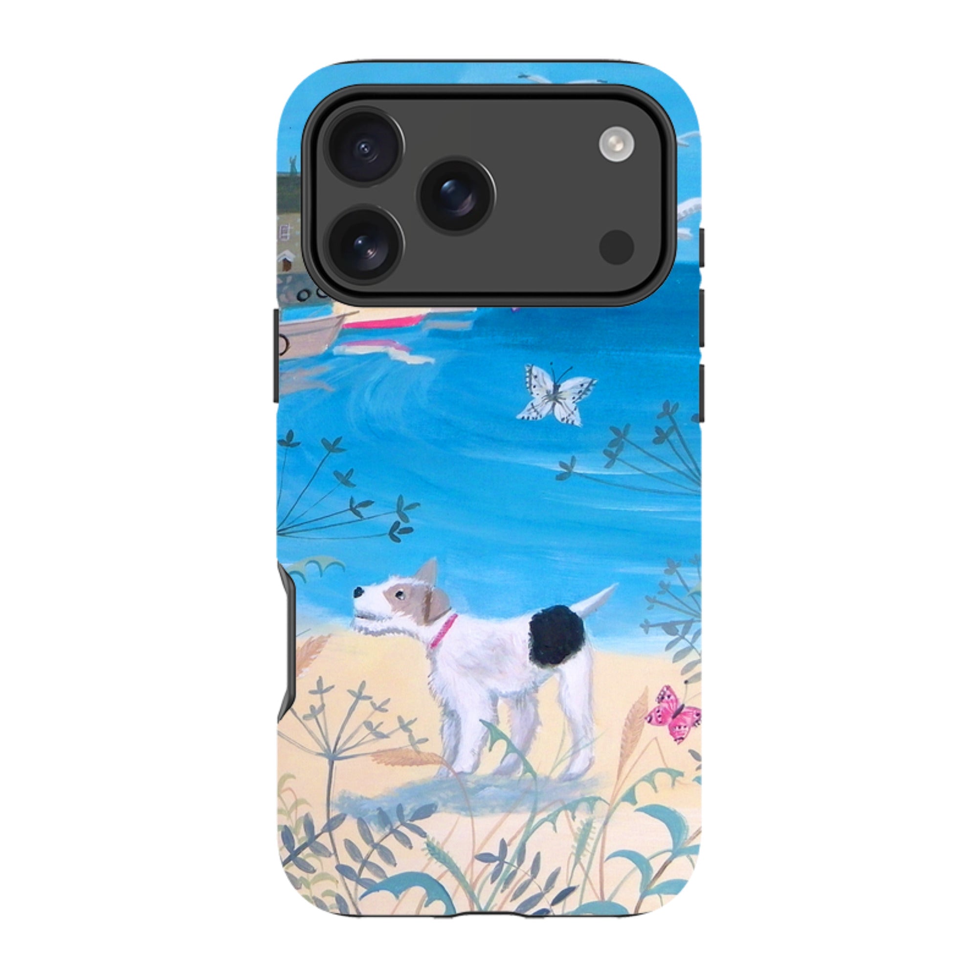 iPhone Tough Case - Seaside Dog By Mary Stubberfield