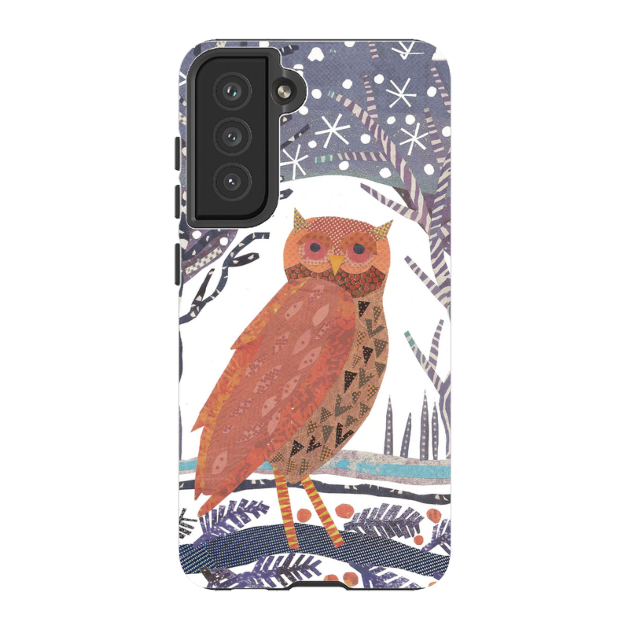 Samsung Tough Case - Winter Owl By Jane Robbins