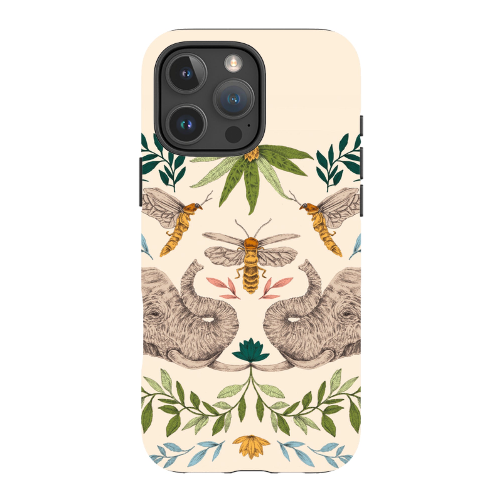 iPhone MagSafe Tough Case -  Elephant Firefly By Jade Mosinski