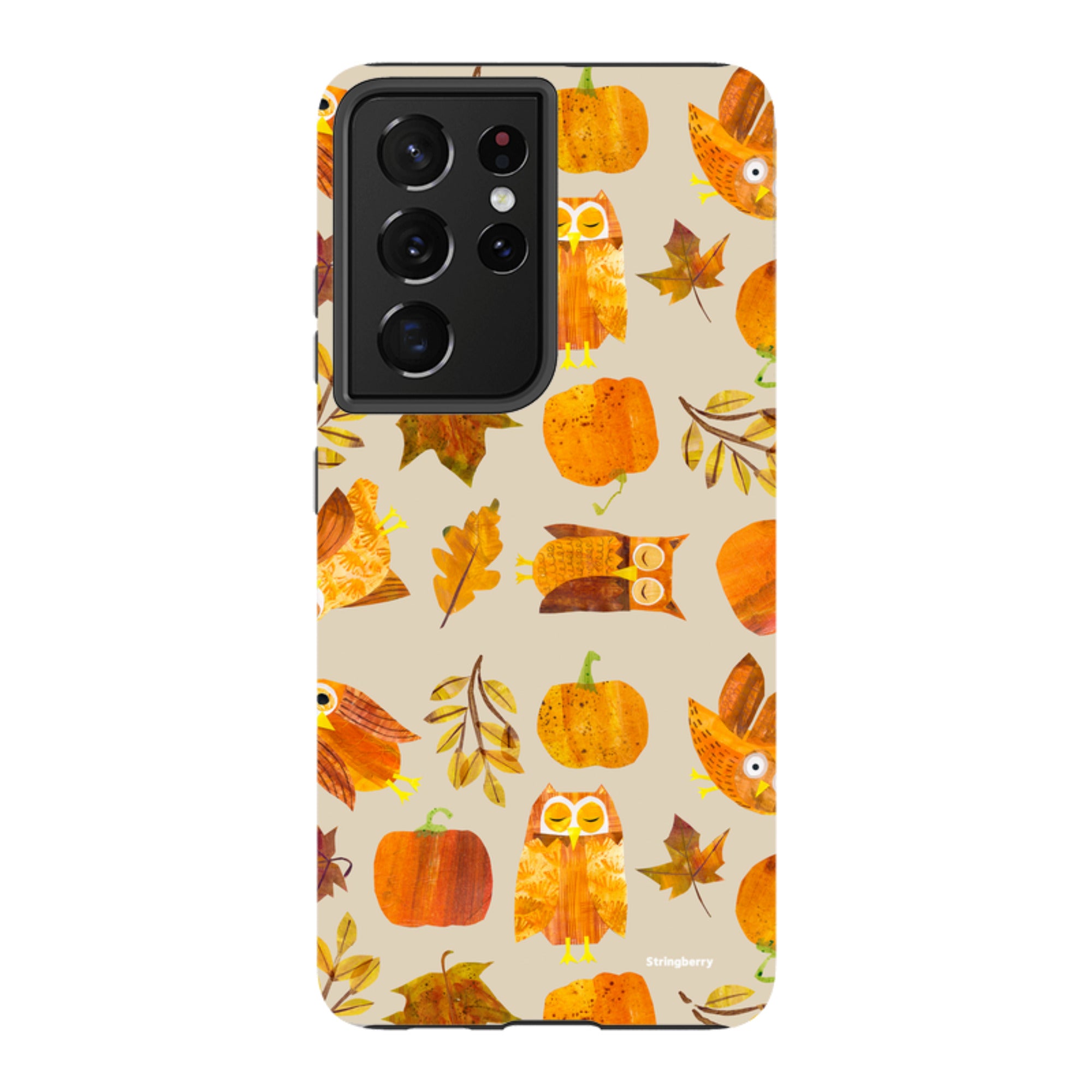 Samsung Tough Case - Pumpkins and Owls By Tracey English