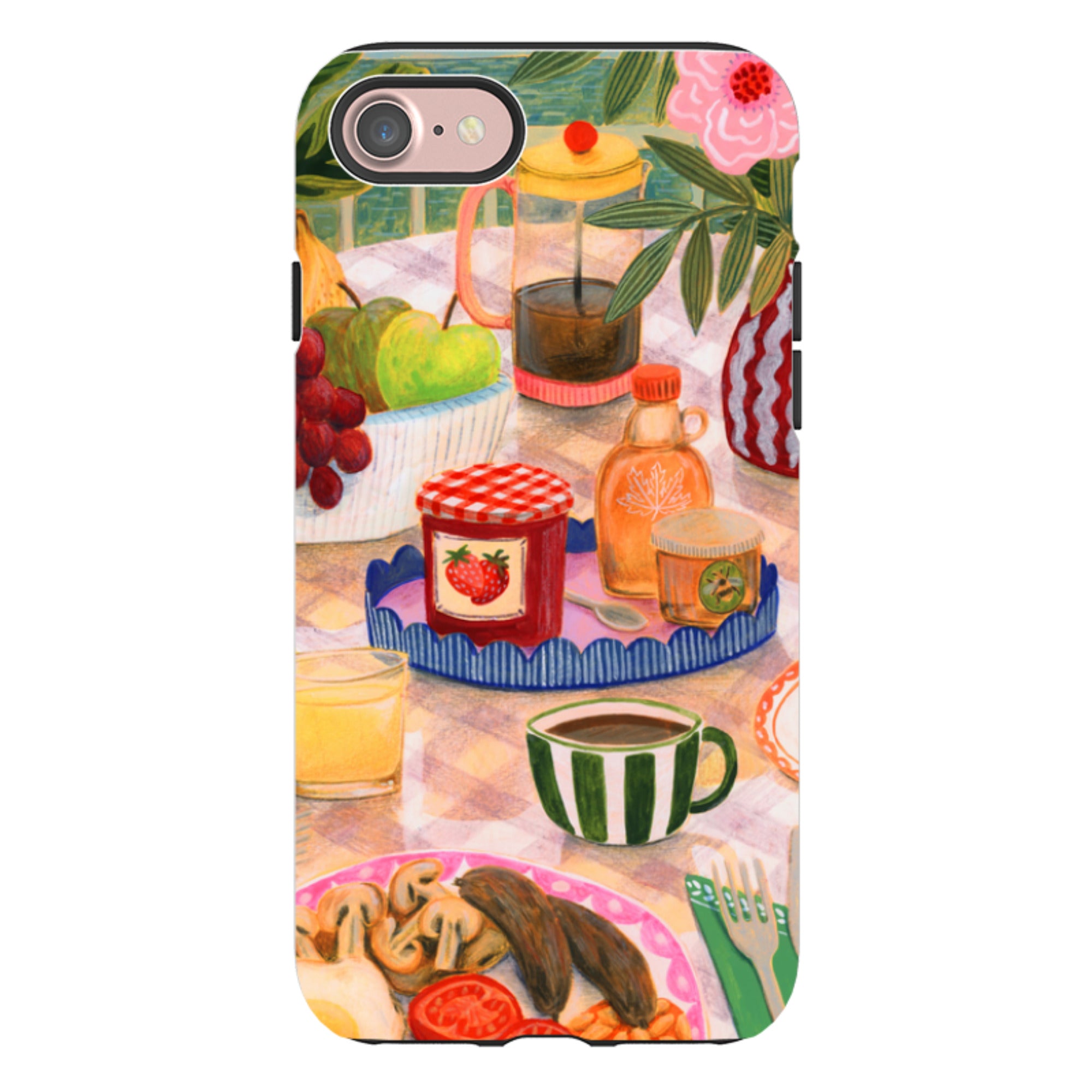 iPhone Tough Case - Holiday Breakfast By Lee Foster Wilson