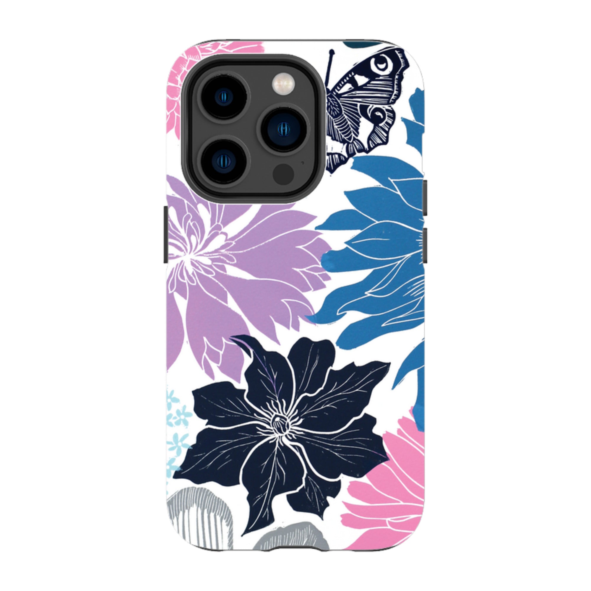 iPhone Tough Case - Cottage Garden Butterfly By Kate Heiss