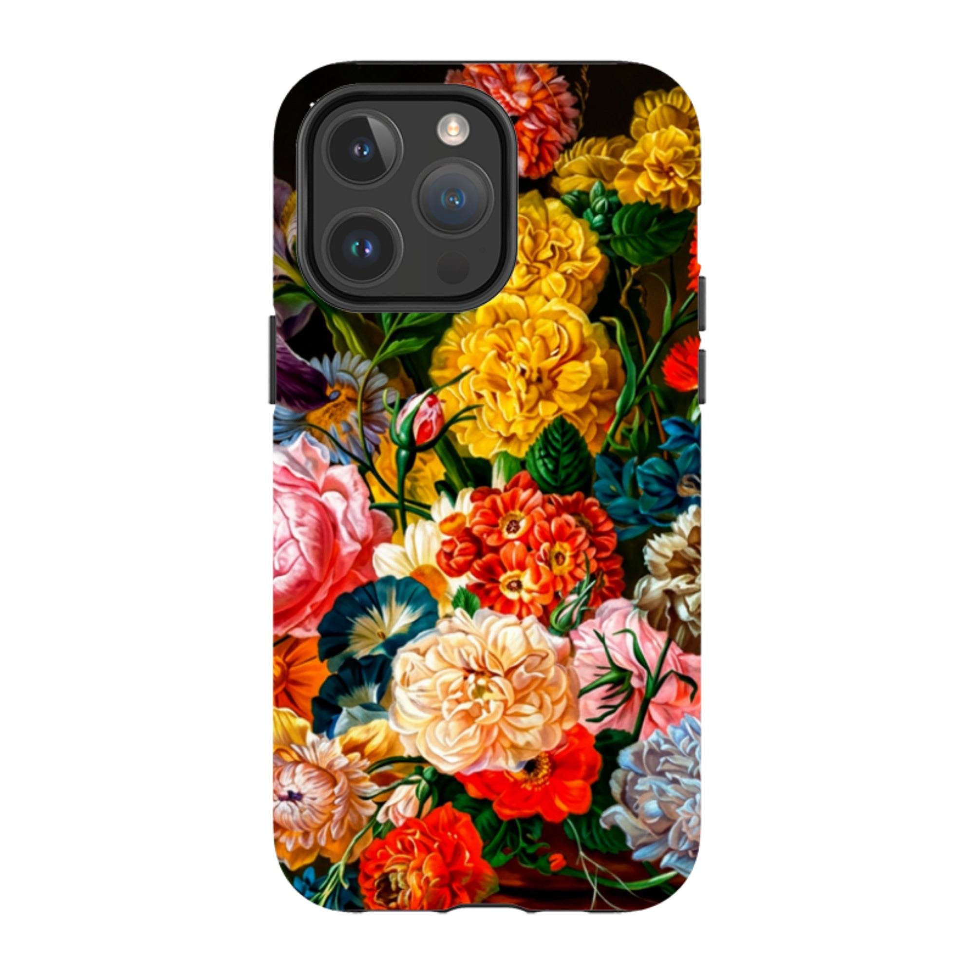 iPhone MagSafe Tough Case - Vintage Peony & Iris