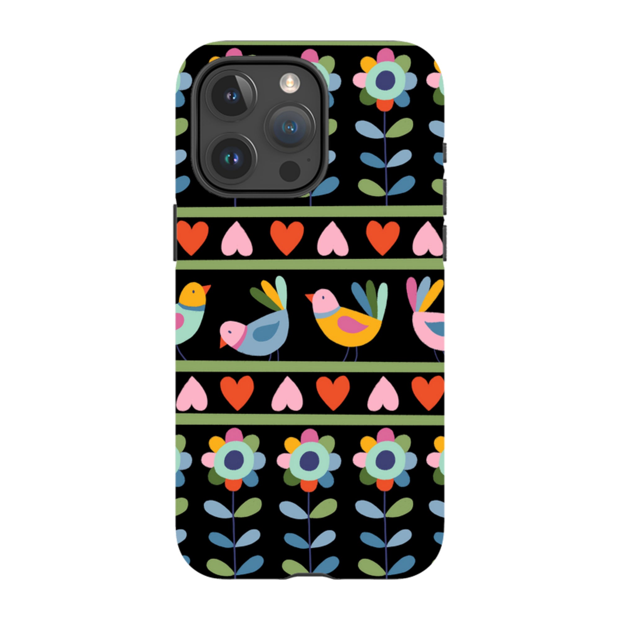 iPhone MagSafe Tough Case -  Folky Birds II By Suzy Taylor