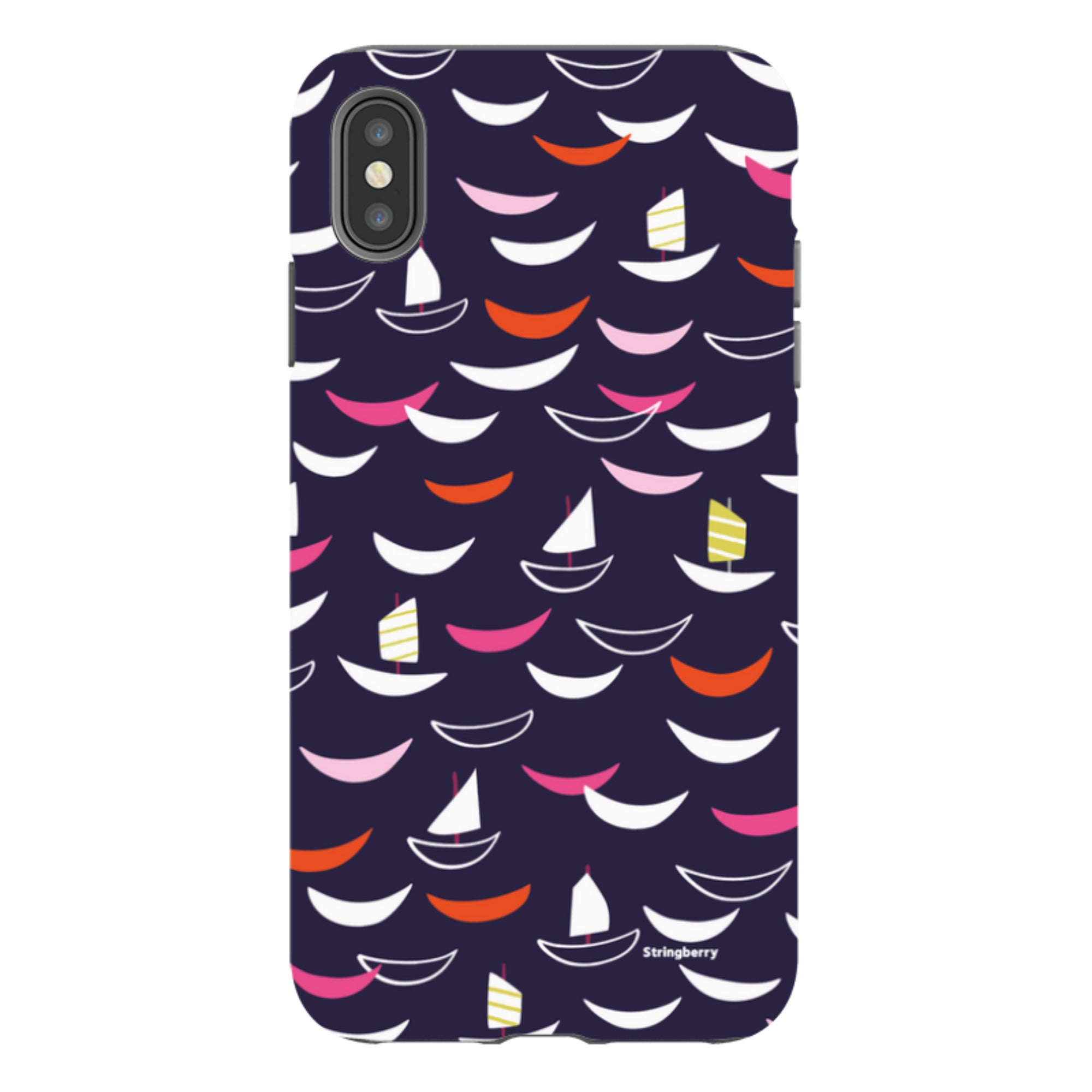 iPhone Tough Case - Little Boats By Ali Brookes