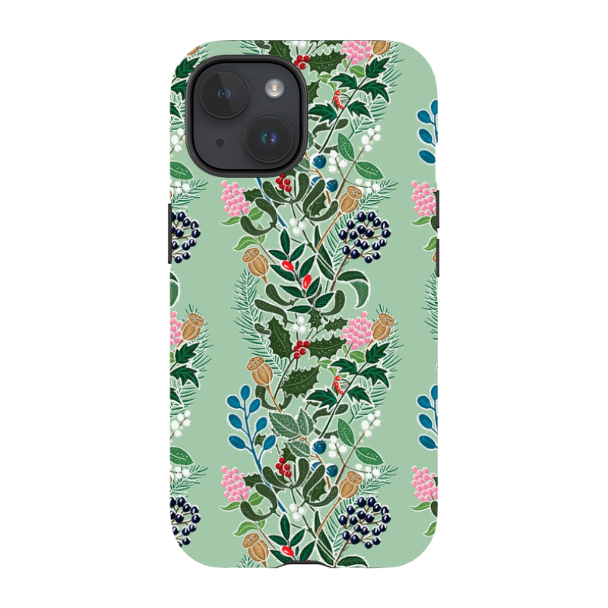 iPhone Tough Case - Winter Hedge-1 By kate Heiss