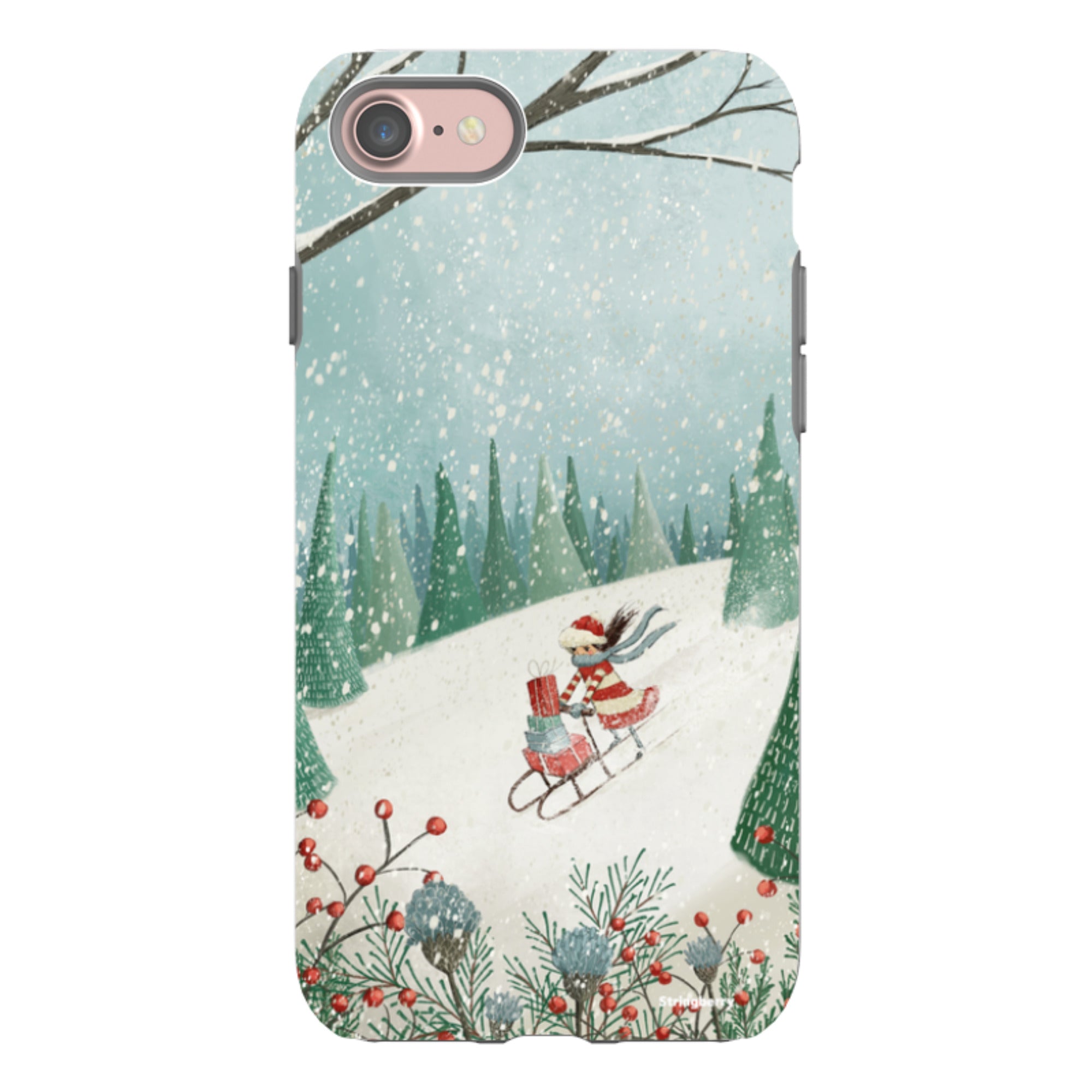 iPhone Tough Case - Sleigh Delivery By Maja Lindberg