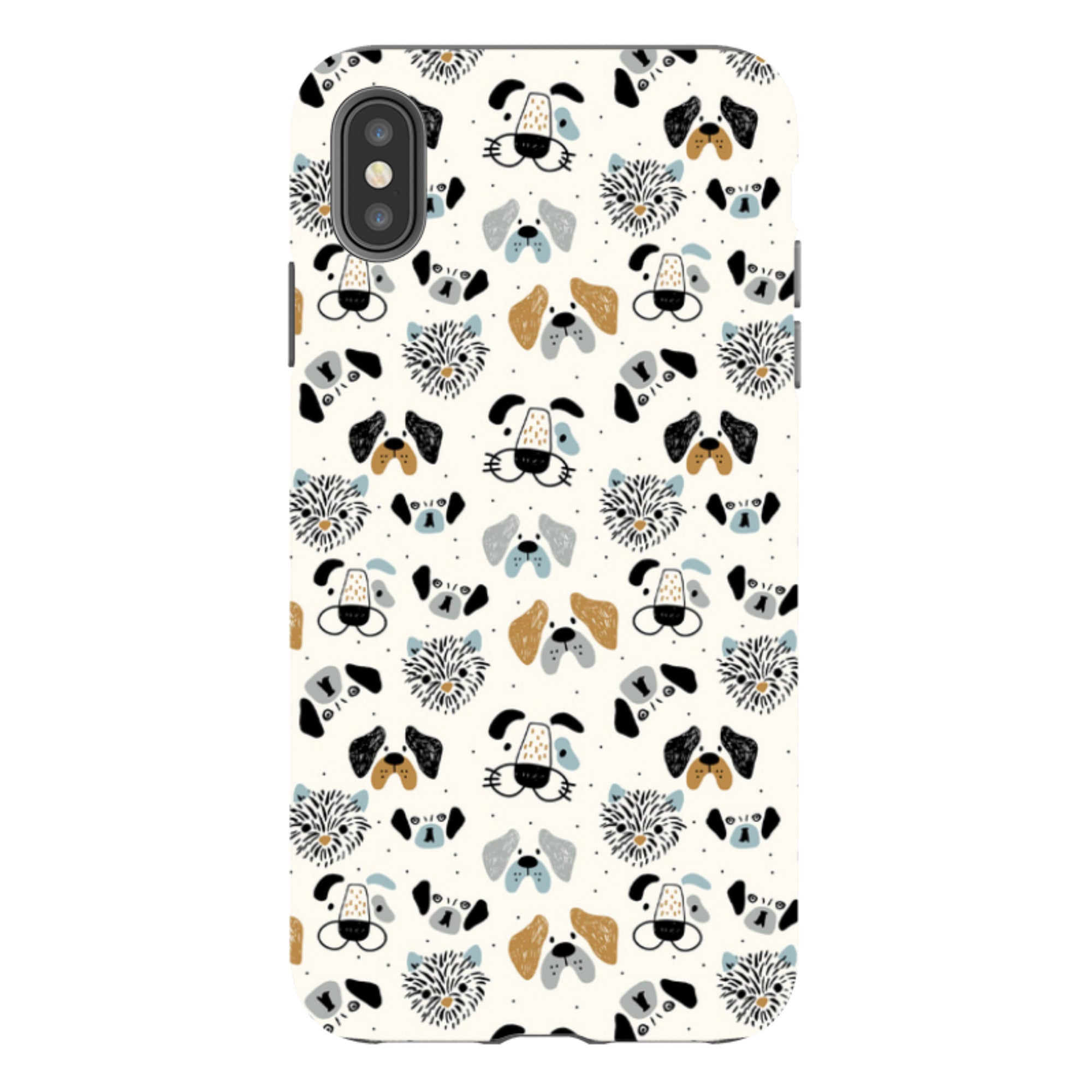 iPhone Tough Case - Dog Pattern Large