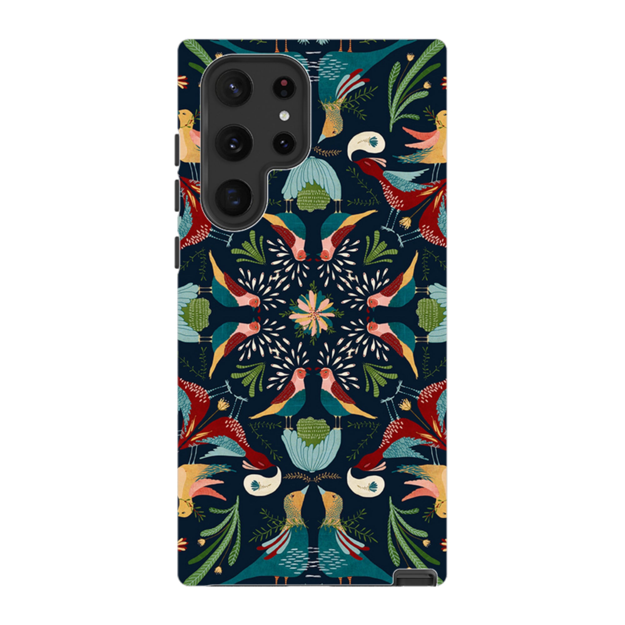 Samsung Tough Case - Navy Hanky By Katherine Quinn