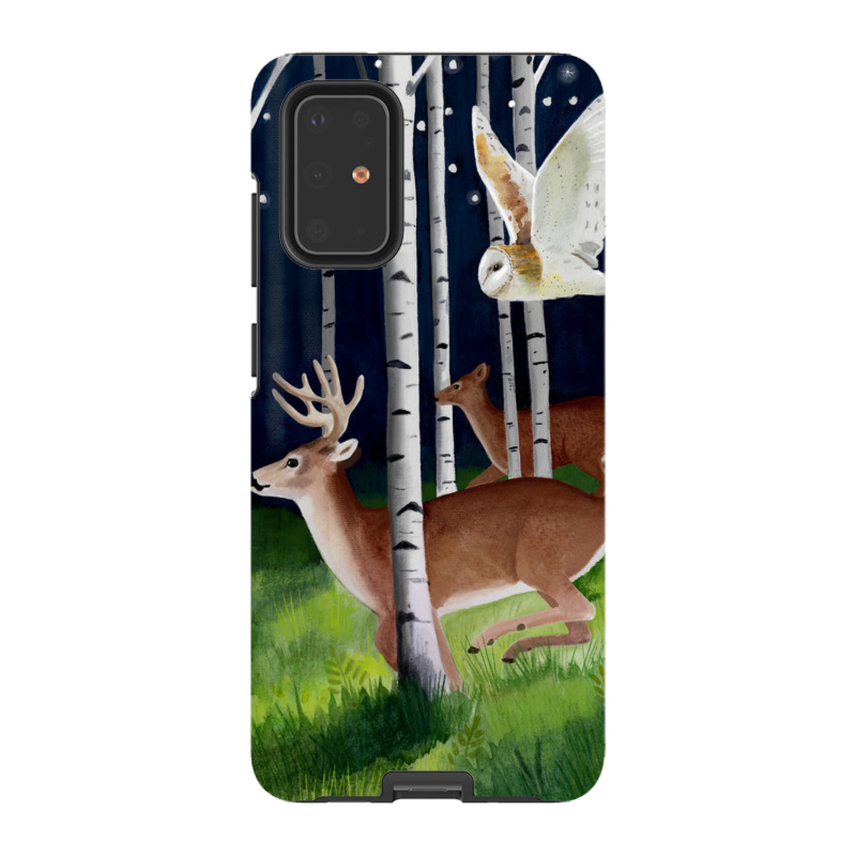 Samsung Tough Case - Green Forest By Bex Parkin