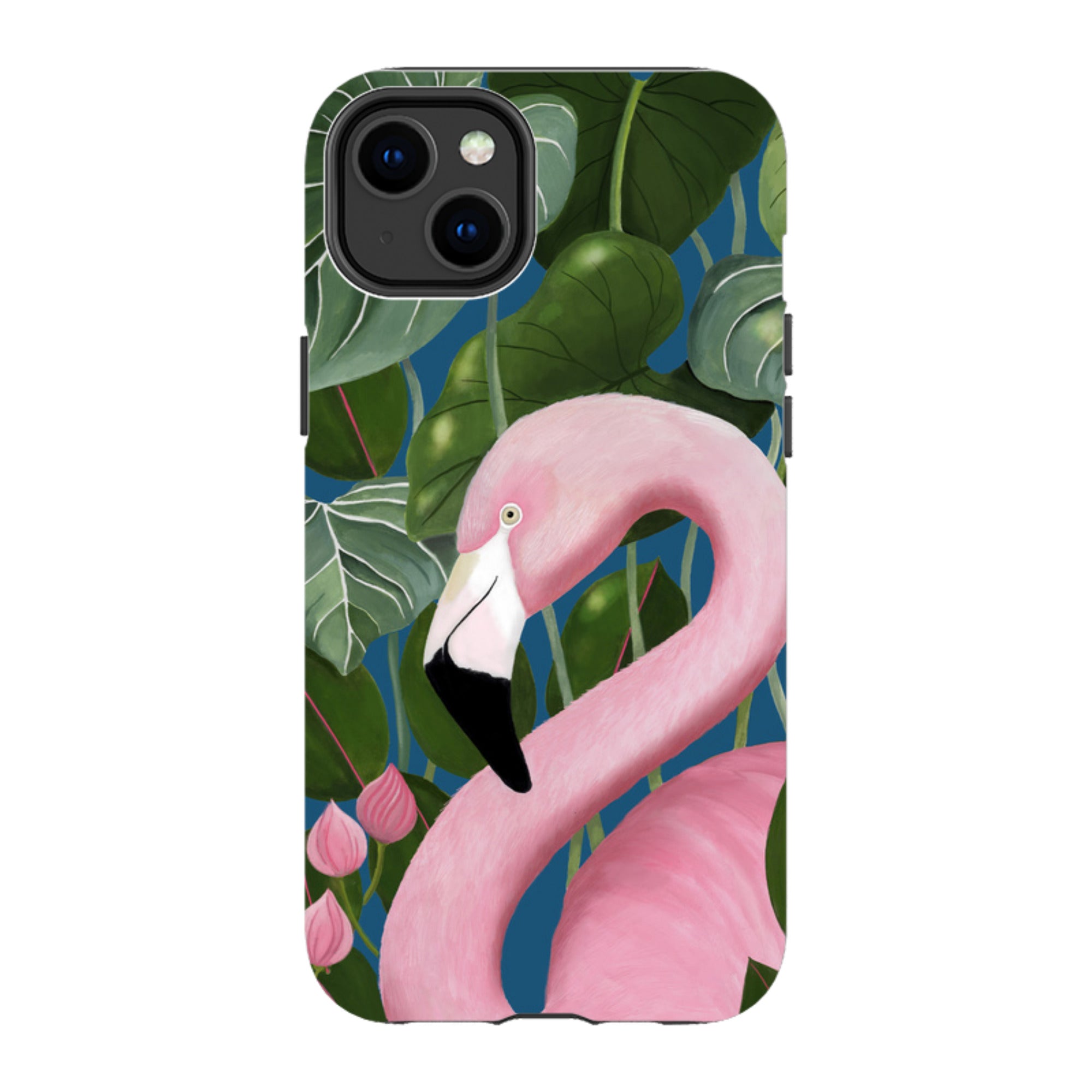 iPhone Tough Case - Flamingo By Bex Parkin