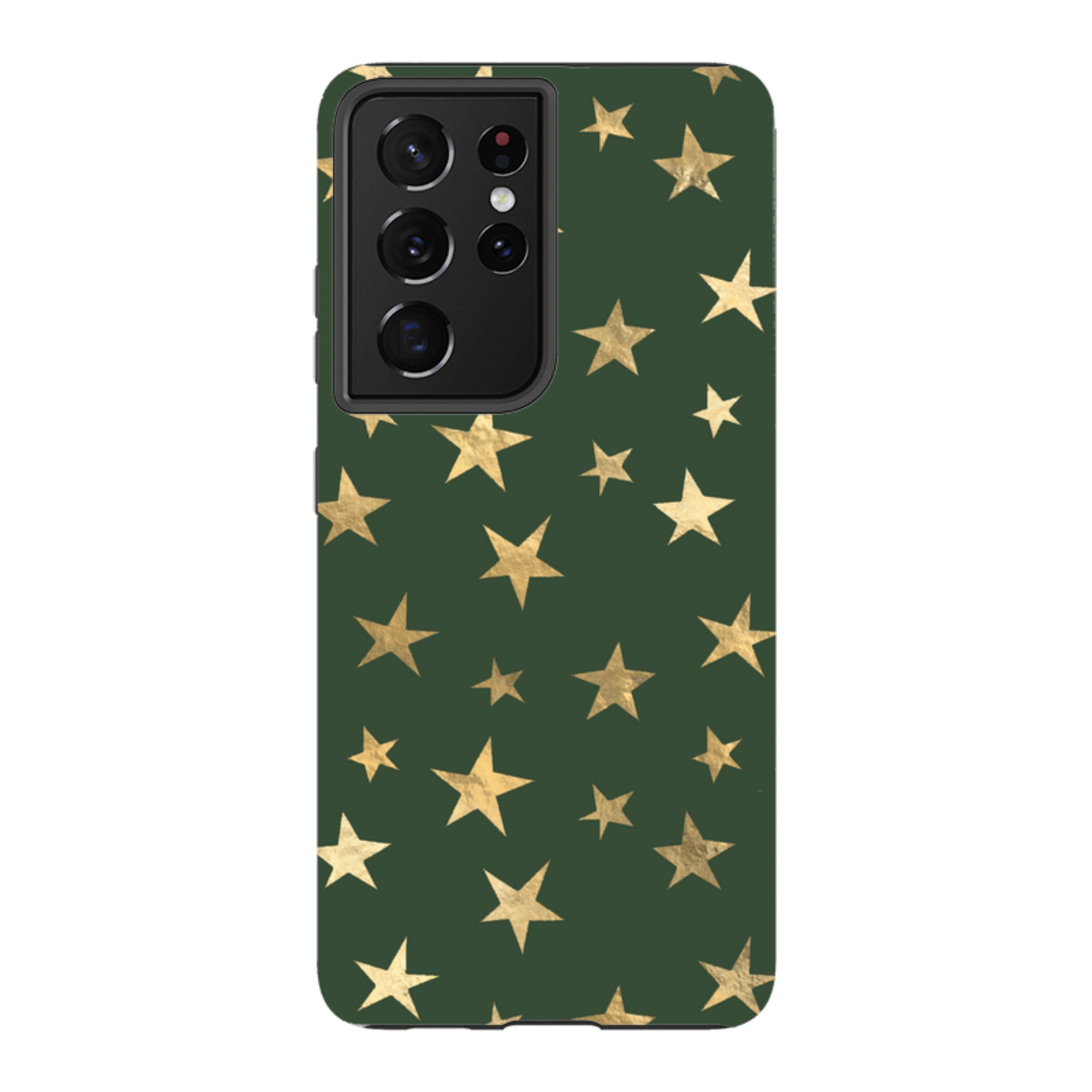 Samsung Tough Case - Green and Gold Stars