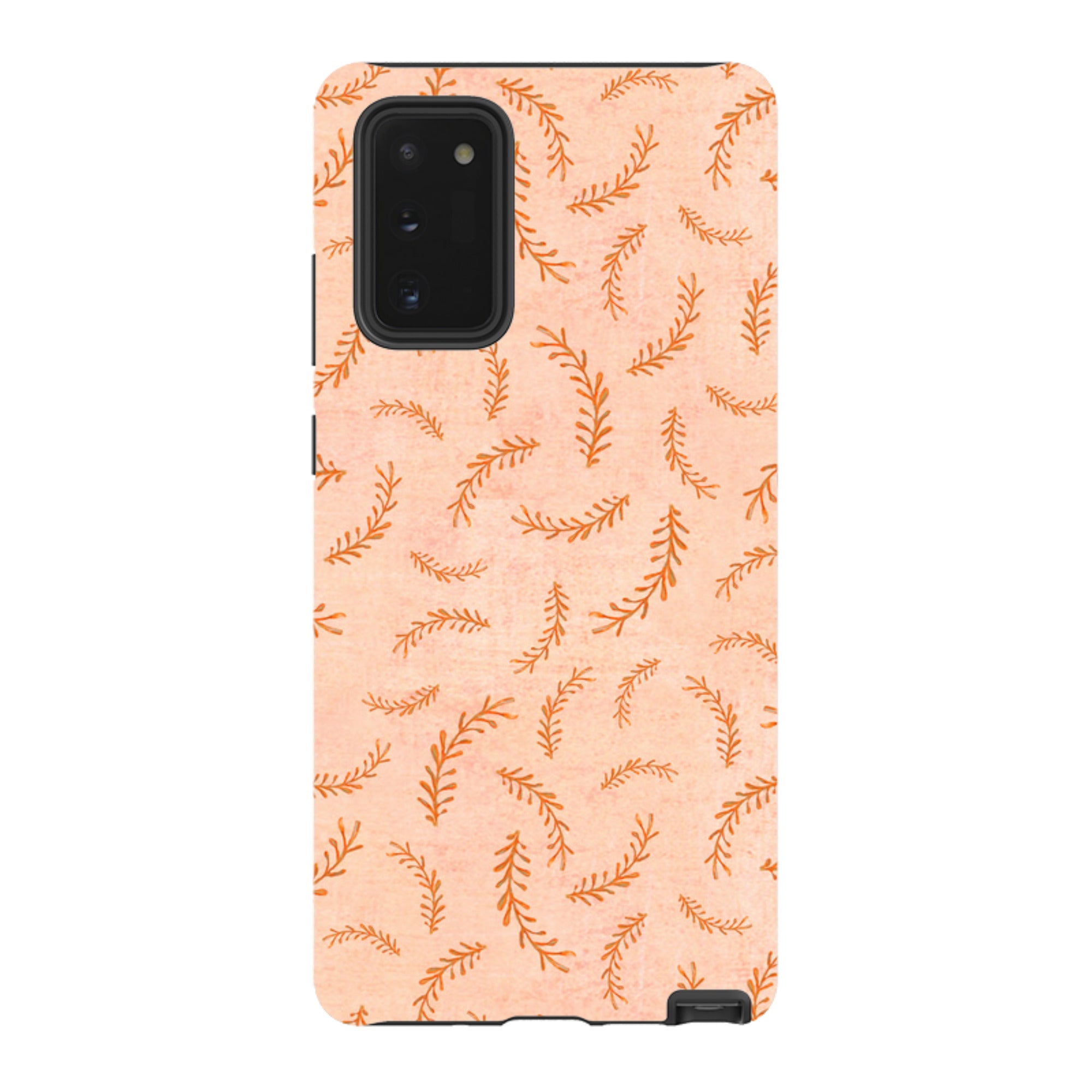 Samsung Tough Case - Feathers Pink By Katherine Quinn