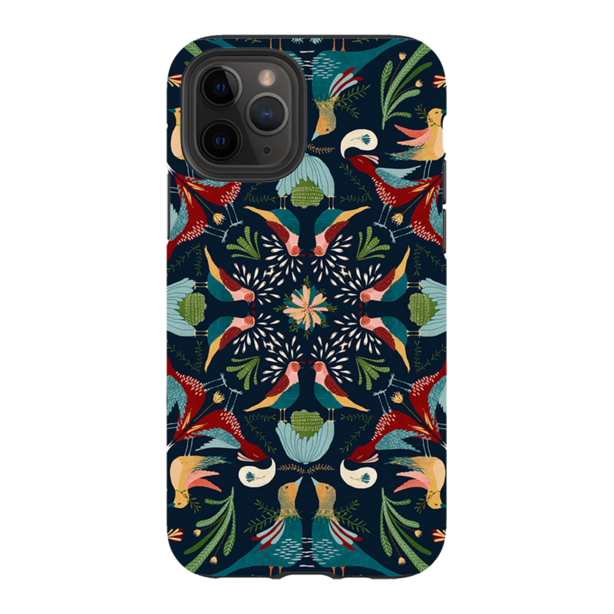 iPhone Tough Case - Navy Hanky By Katherine Quinn
