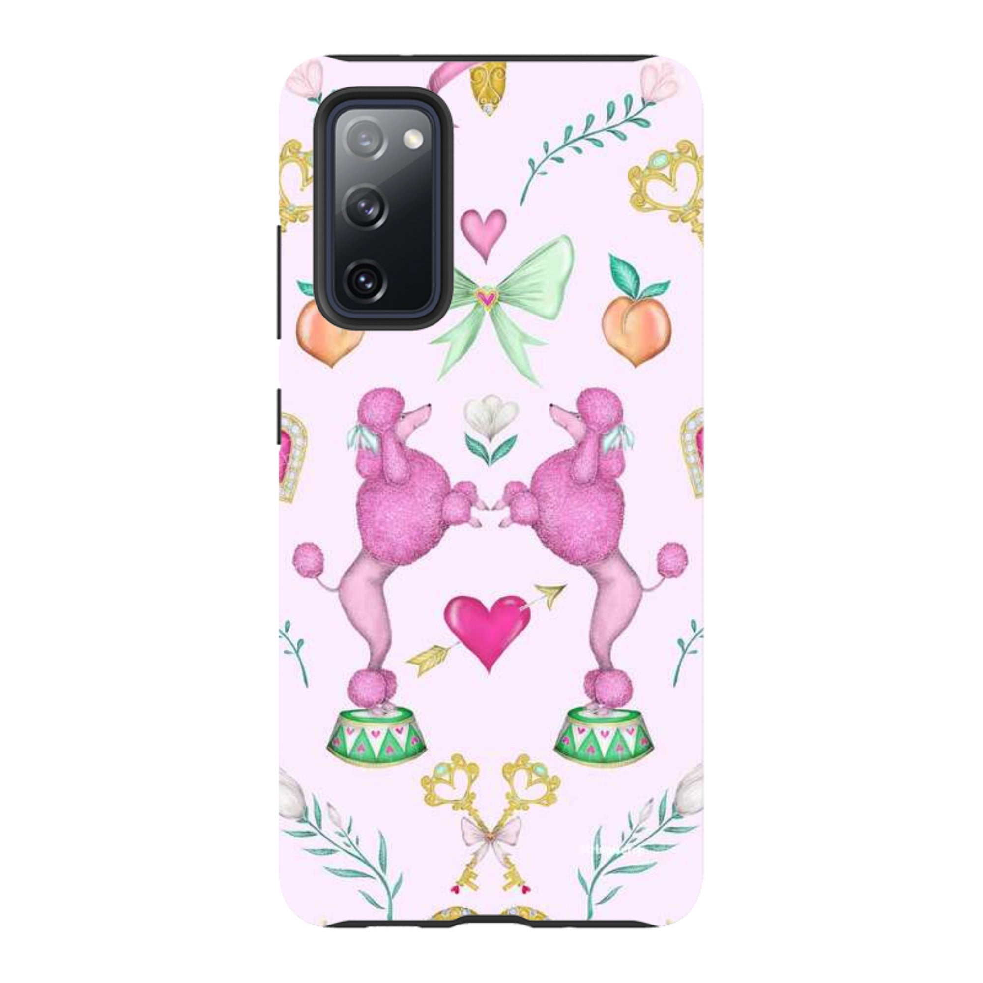 Samsung Tough Case - Pink Poodle Parlour Sugar By Catherine Rowe