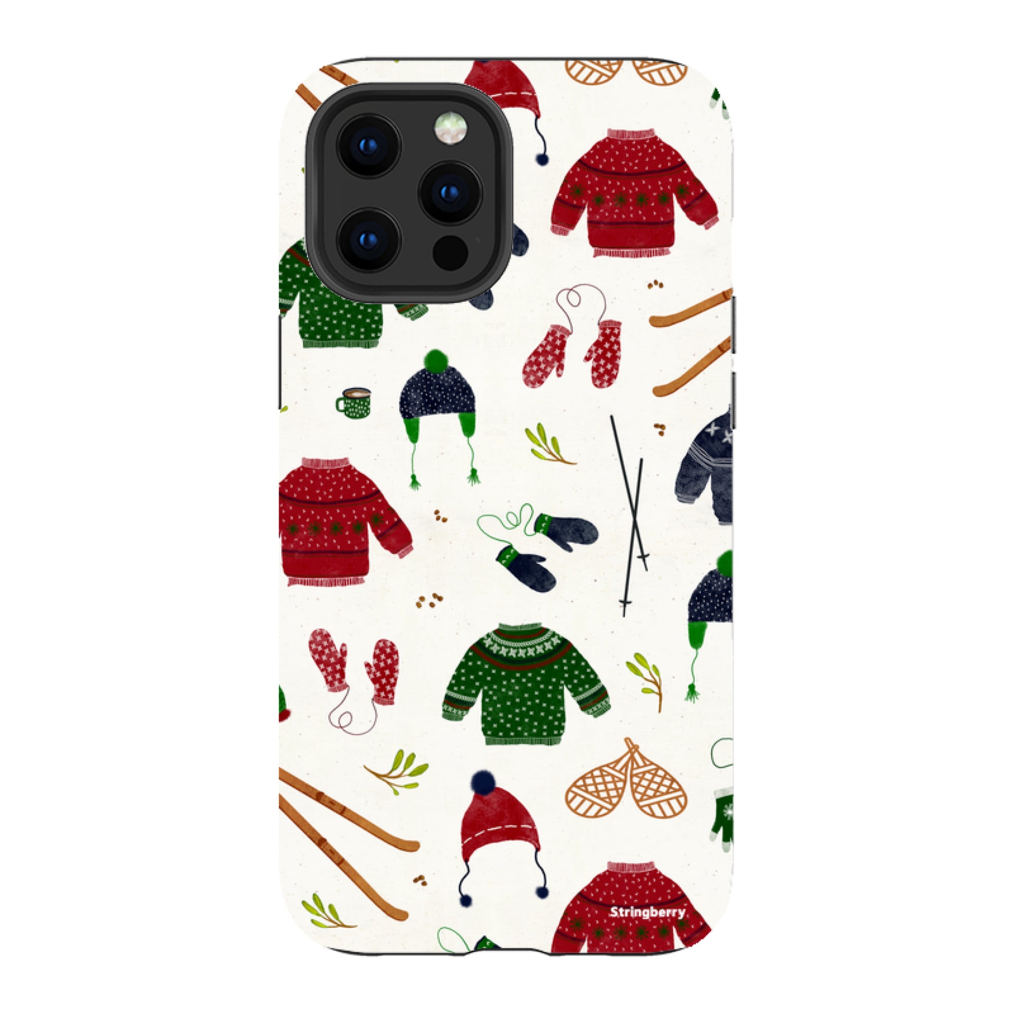 iPhone Tough Case - Winter Clothes By Katherine Quinn