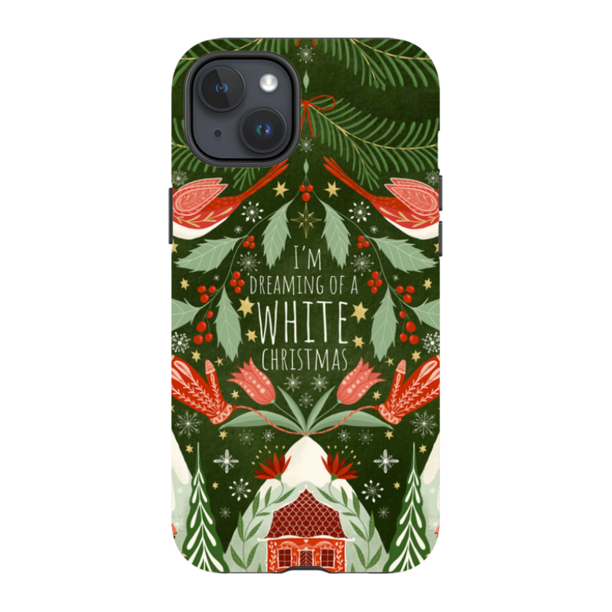 iPhone Tough Case - I'm Dreaming Of a White Christmas By Maja Lindberg