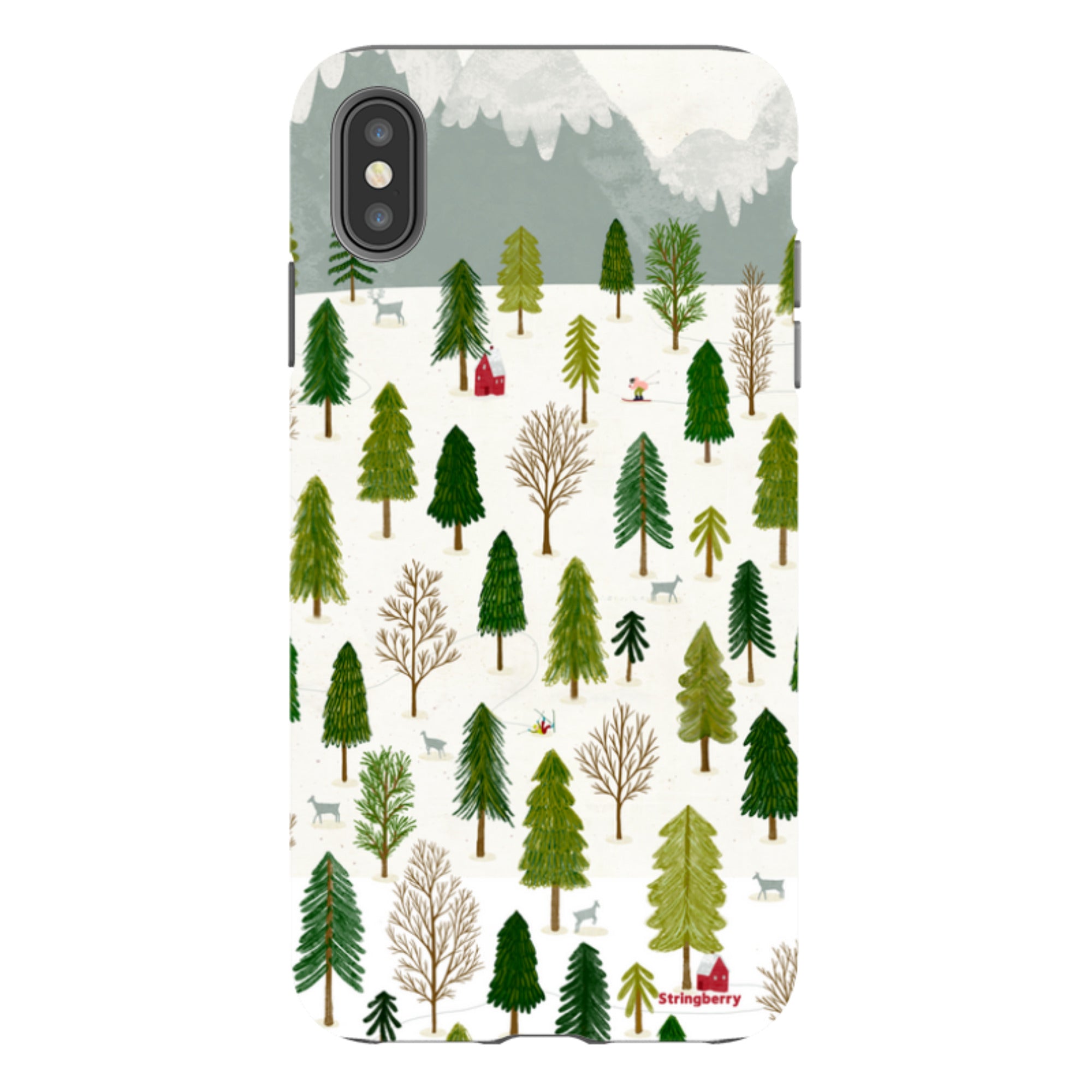 iPhone Tough Case - Winter Landscape III By Katherine Quinn