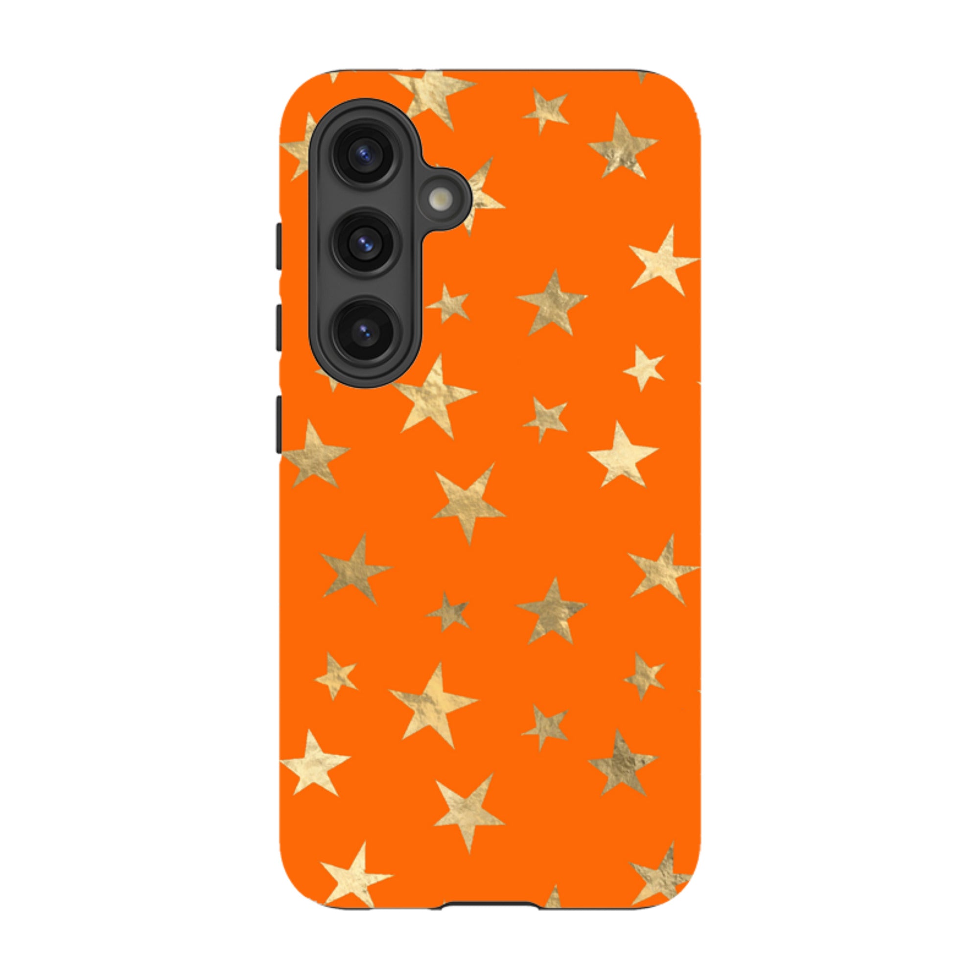 Samsung Tough Case - Orange and Gold Stars