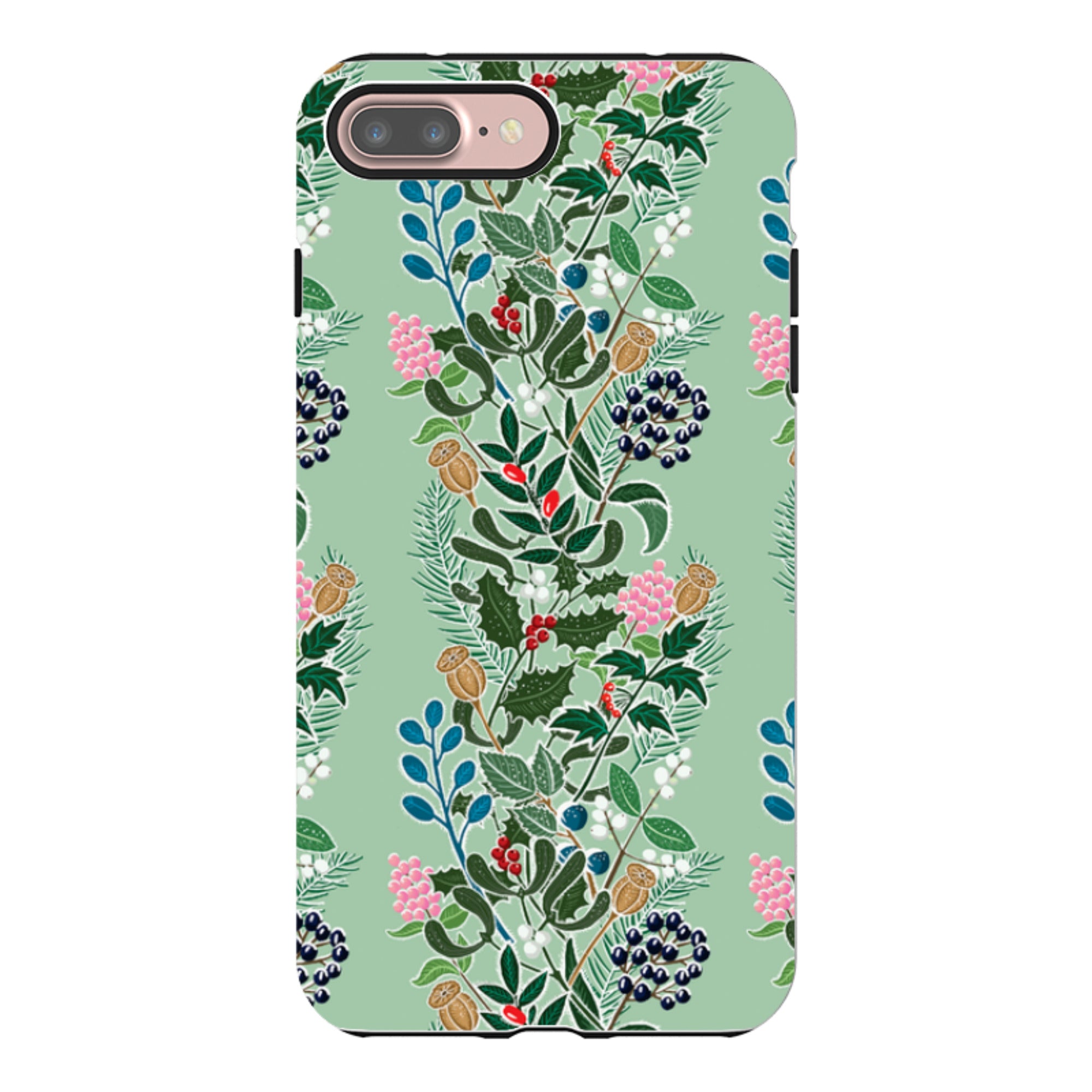 iPhone Tough Case - Winter Hedge-1 By kate Heiss