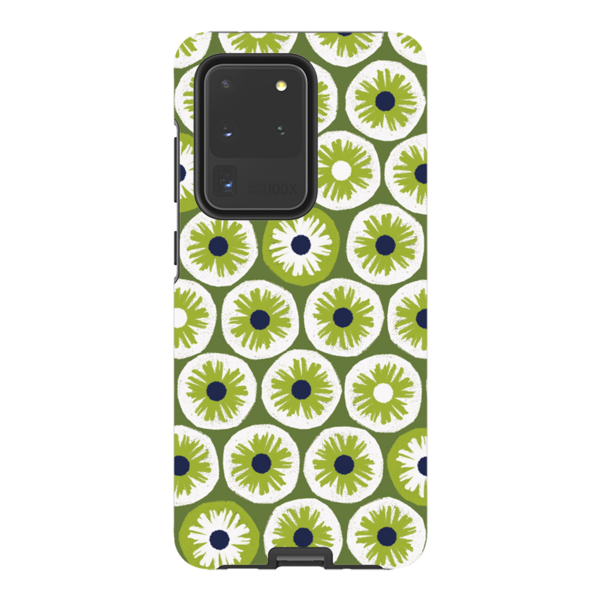 Samsung Tough Case - Penny Flowers Green By Ali Brookes