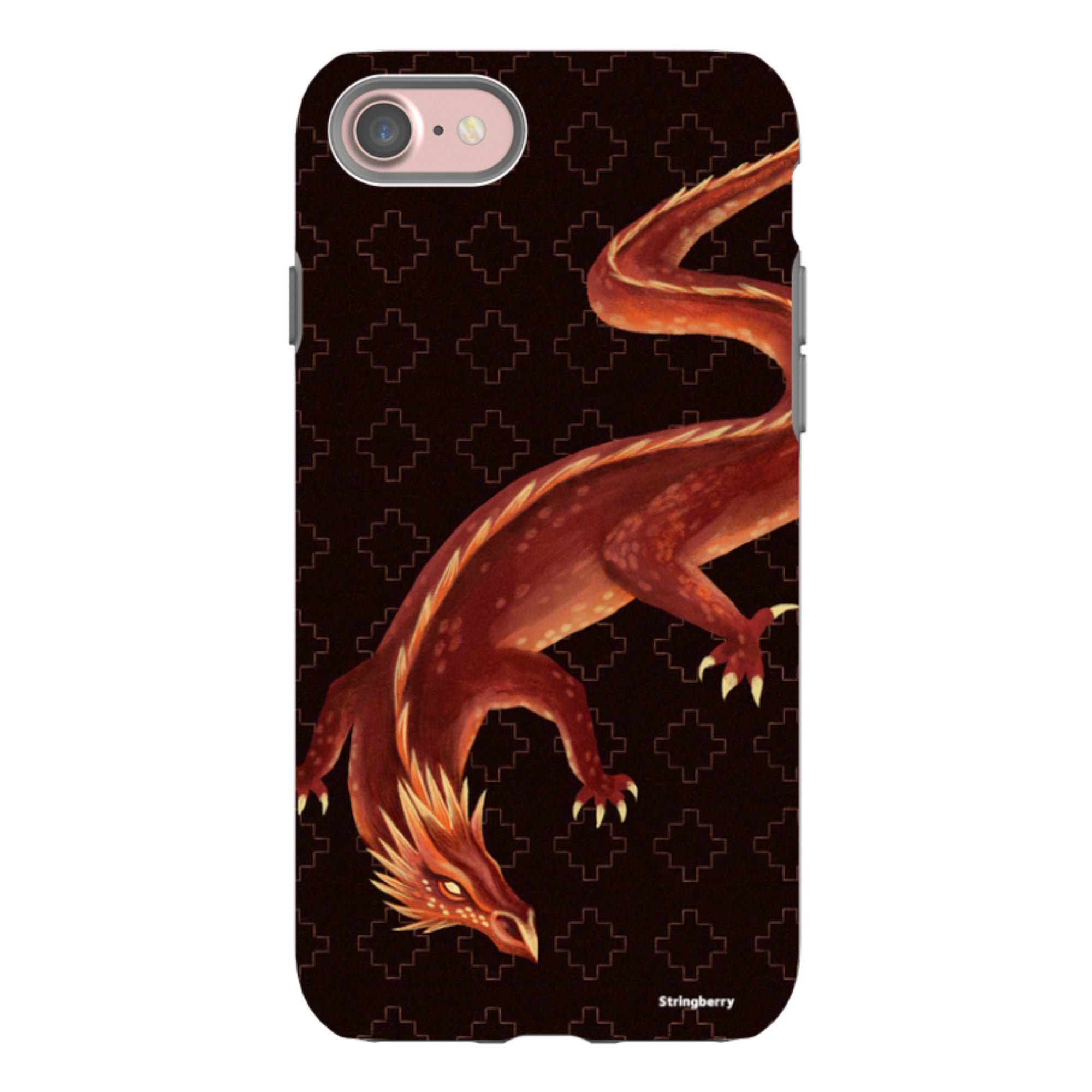 iPhone Tough Case - Beowulf Dragon By Anna Stead