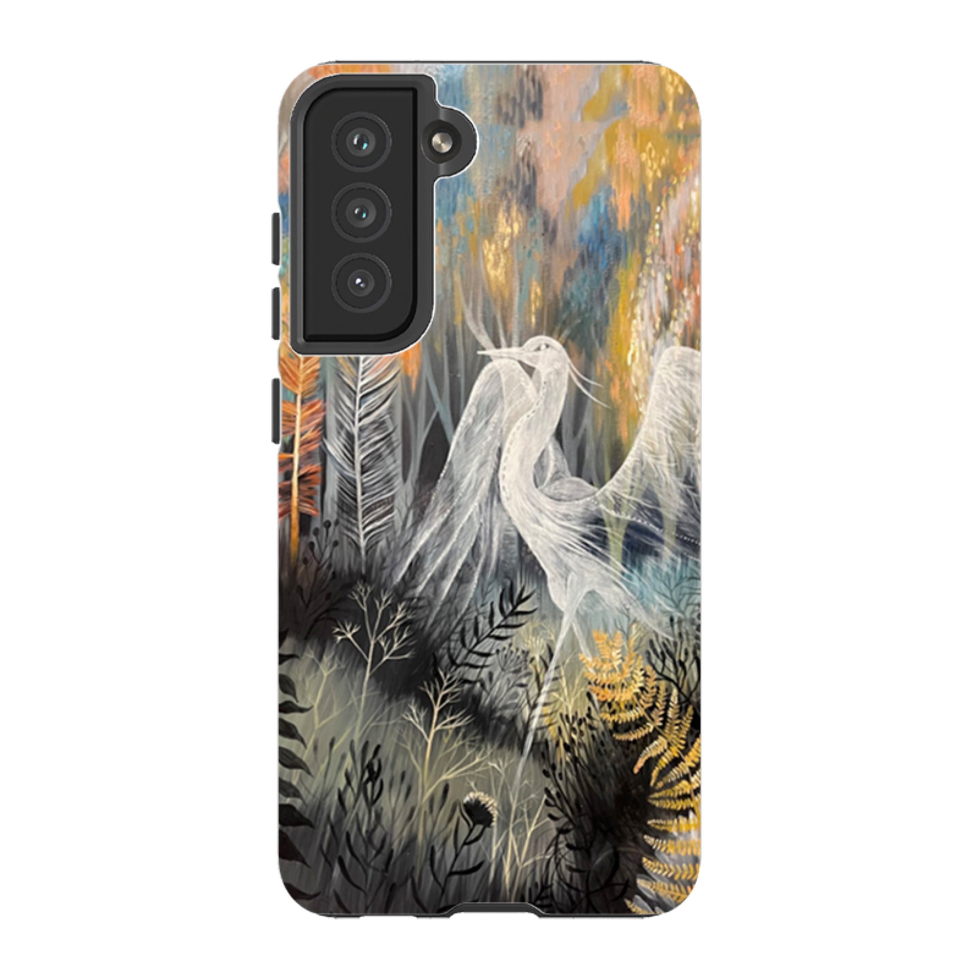 Samsung Tough Case - Ghost Heron By Mia Underwood
