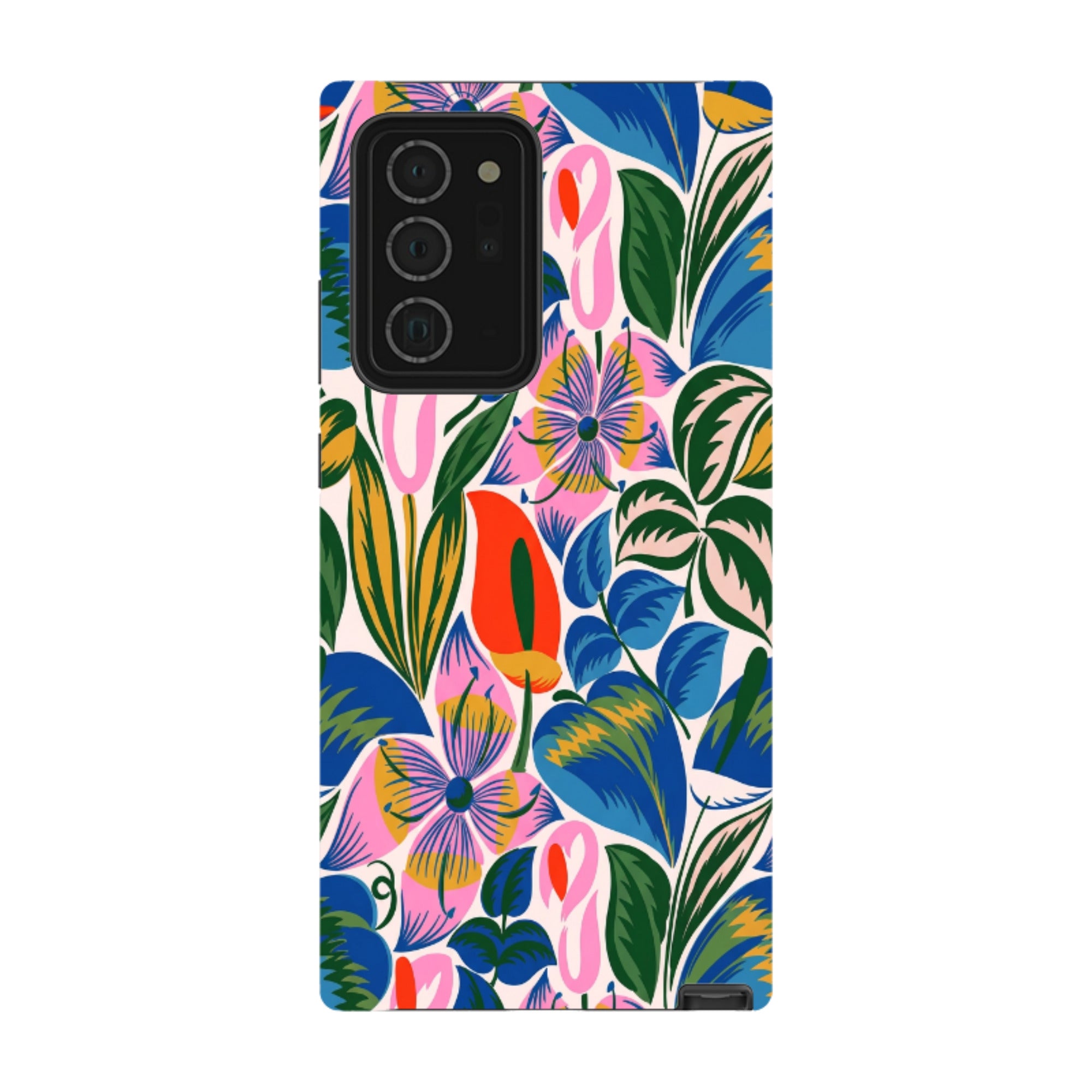 Samsung Tough Case - Retro Tropical Floral