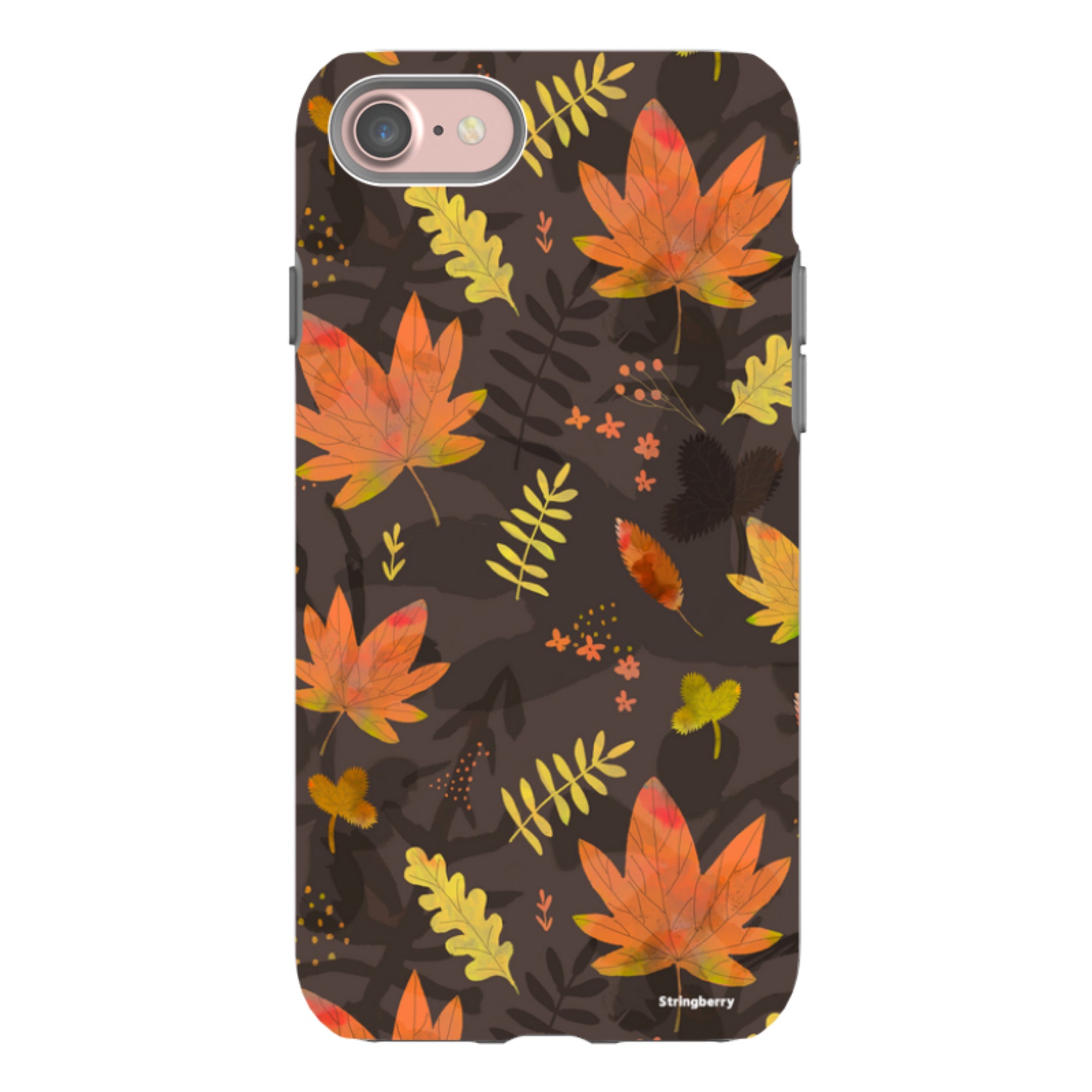 iPhone Tough Case - Autumn Leaves Yellow