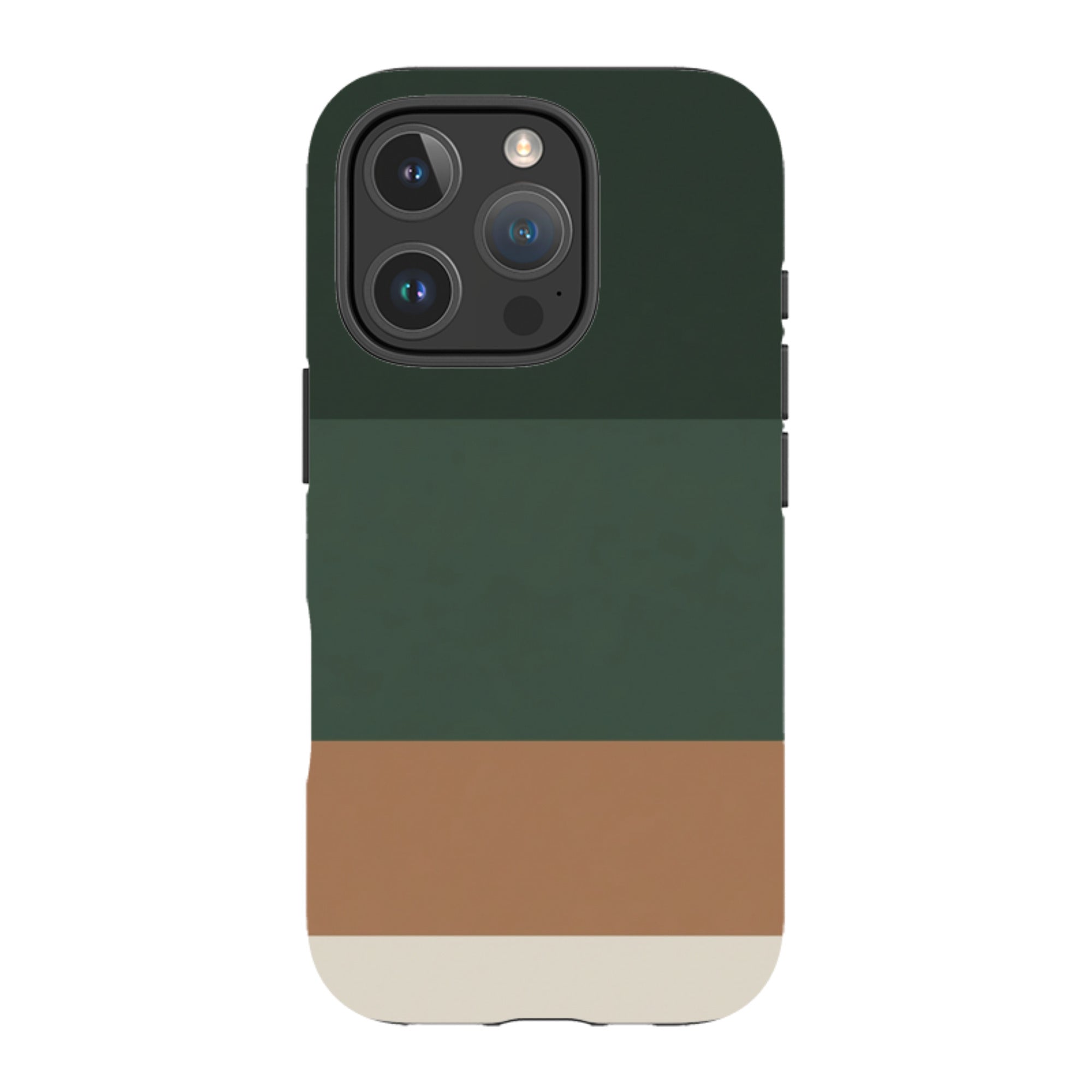 iPhone Tough Case - Terracotta and Green Gradient