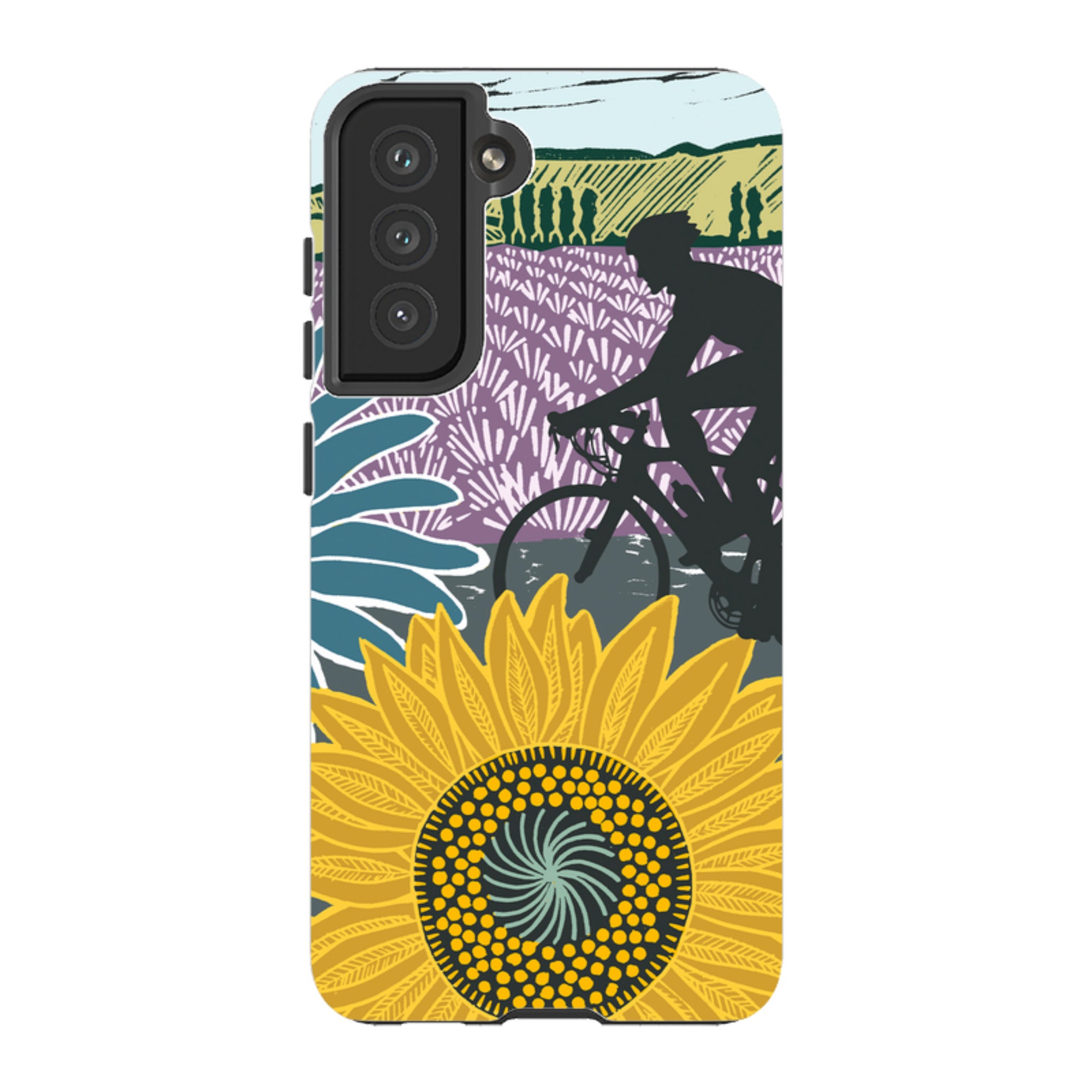 Samsung Tough Case - Bike and Sunflowers By Kate Heiss