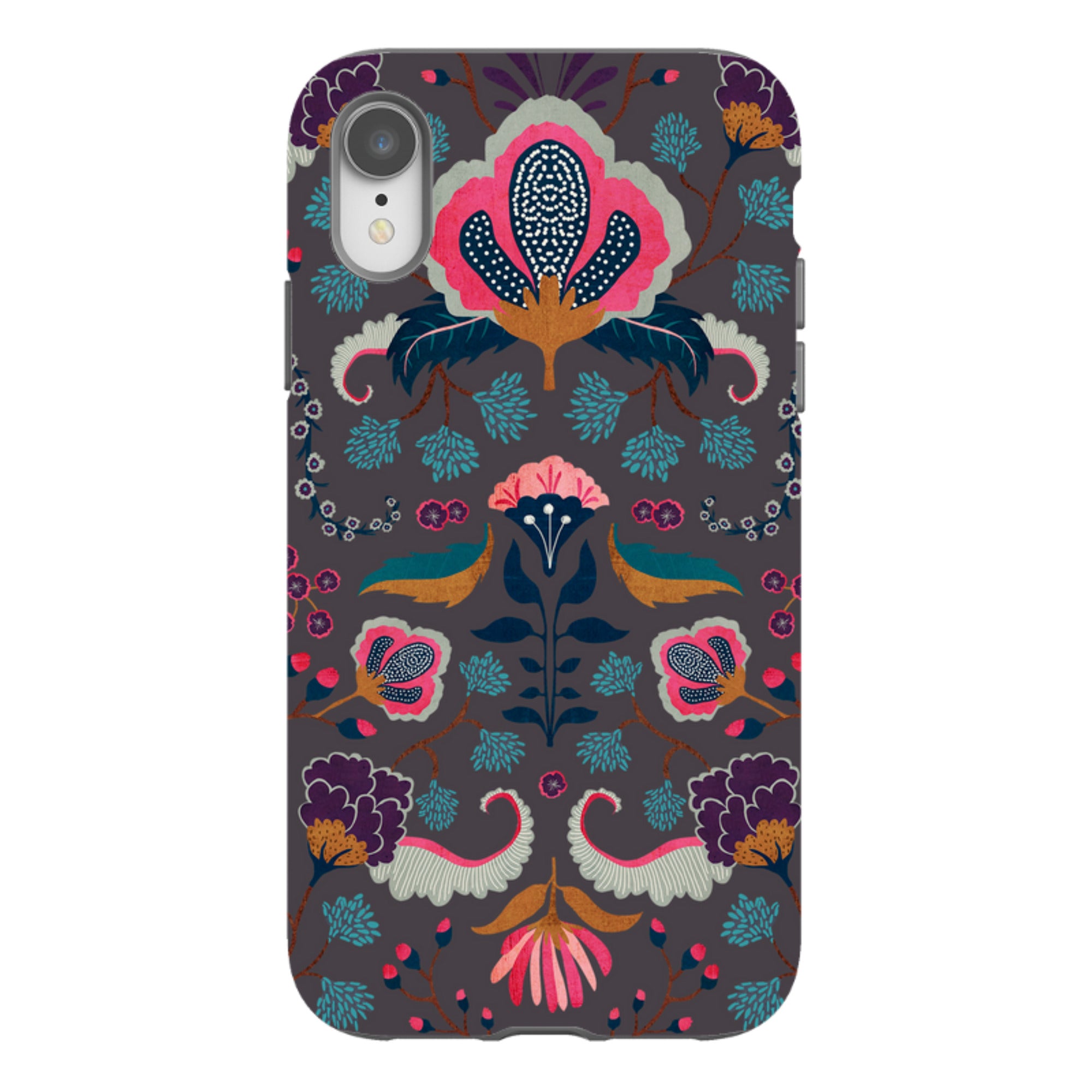 iPhone Tough Case - Folk Floral II By Katherine Quinn