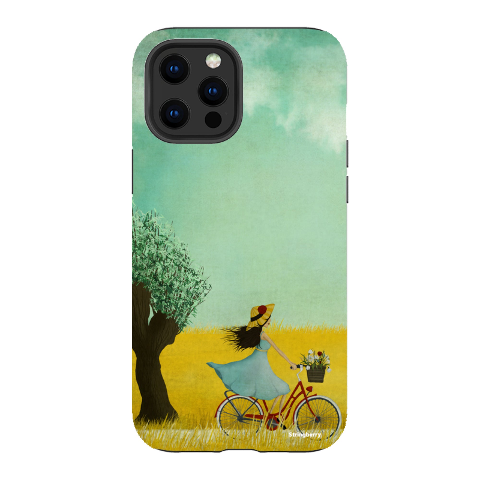 iPhone Tough Case - Bike Ride By Maja Lindberg