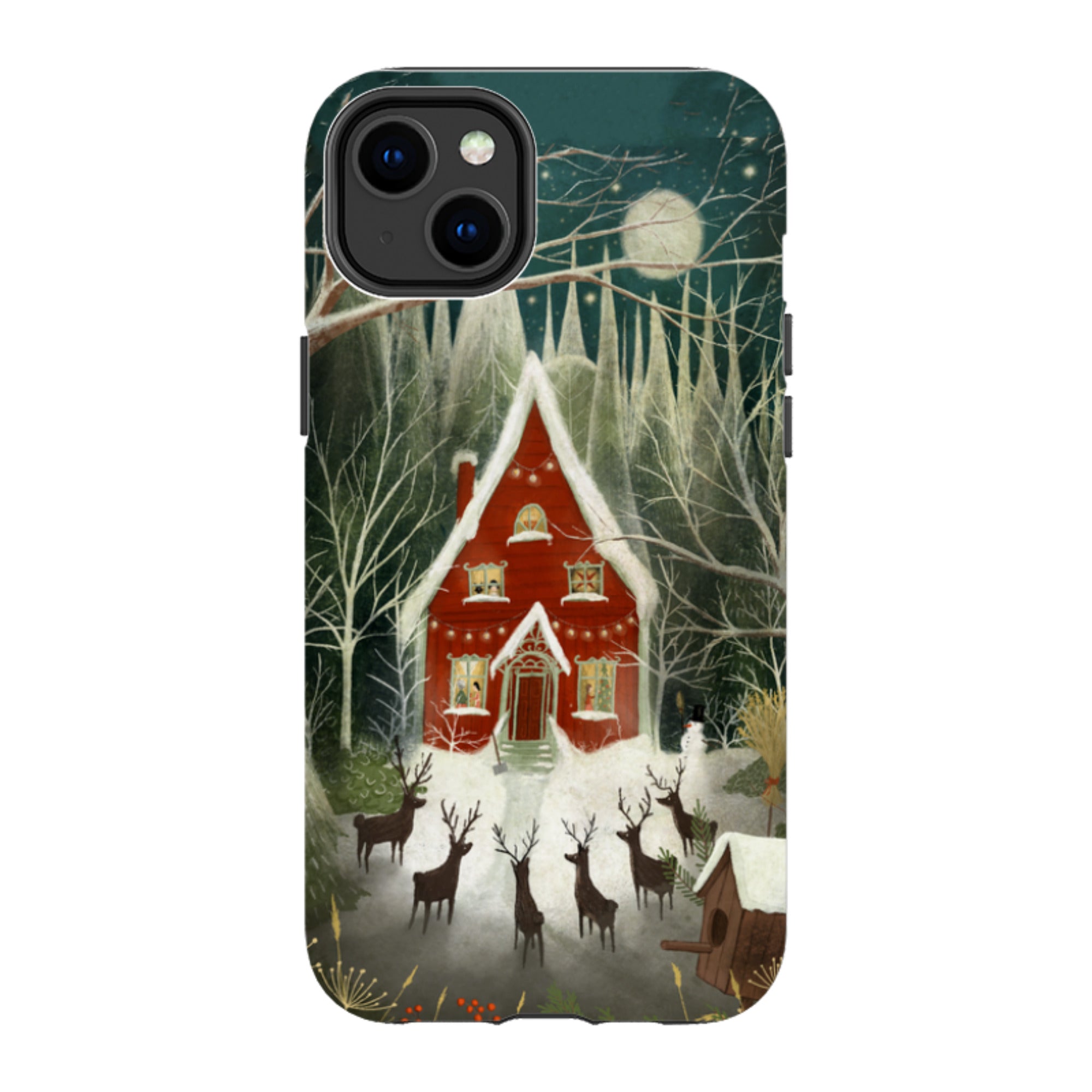 iPhone MagSafe Tough Case - Christmas Garden Night By Maja Lindberg