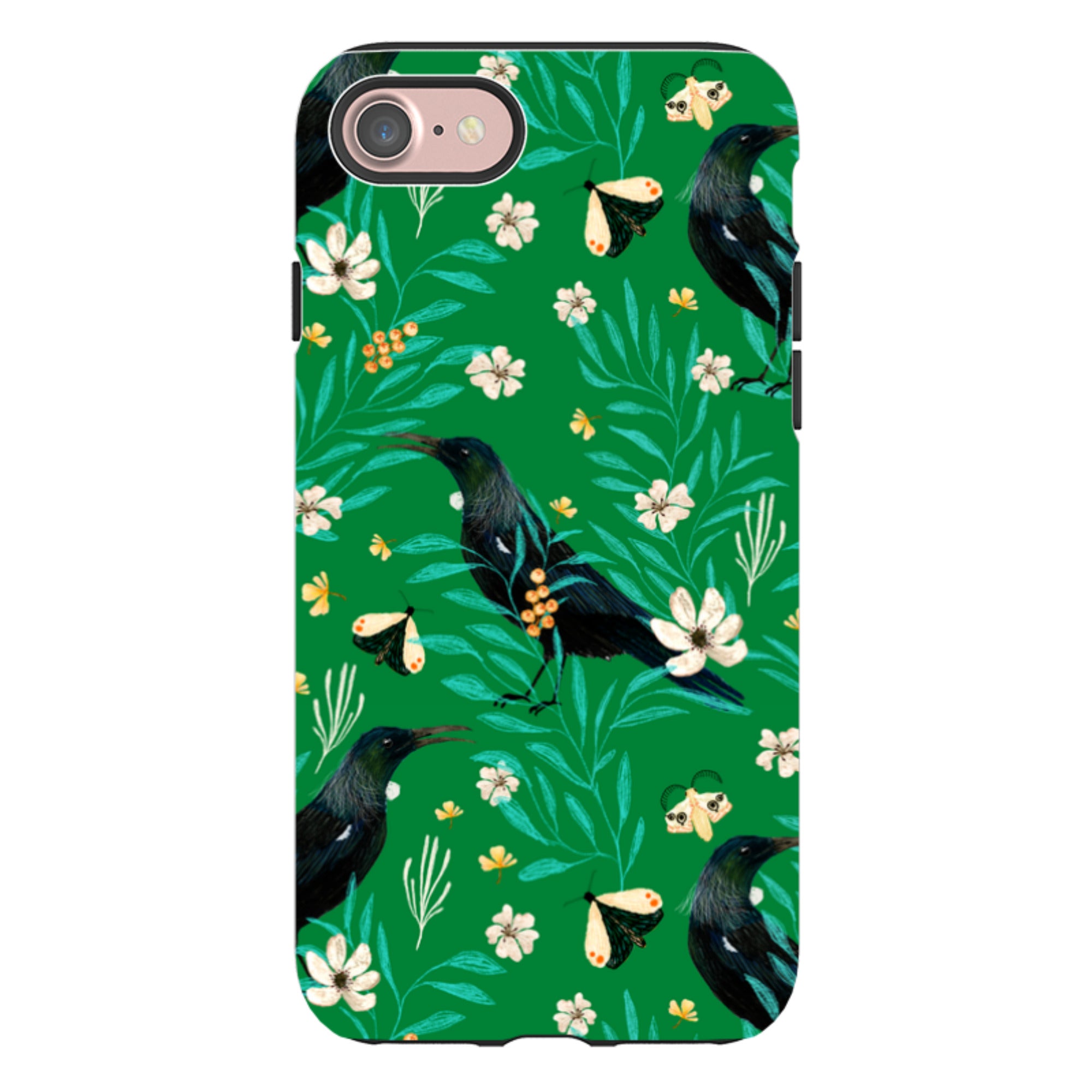 iPhone Tough Case - Tui Green By Katherine Quinn